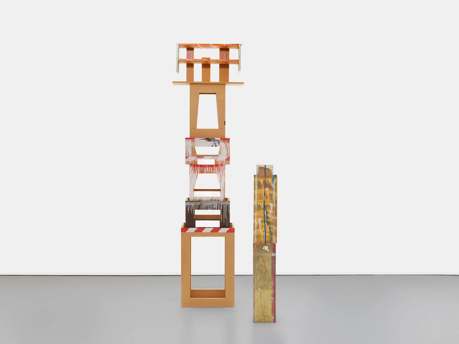 An untitled sculpture by Isa Genzken, dated 2018. 
