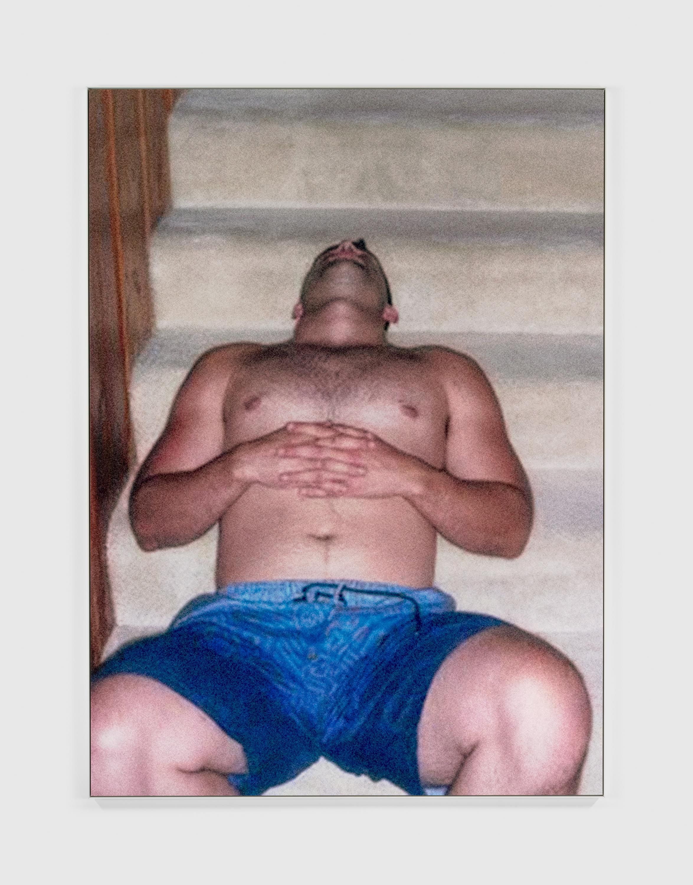 A photograph by Steven Shearer, titled ﻿Staircase, dated 2024.