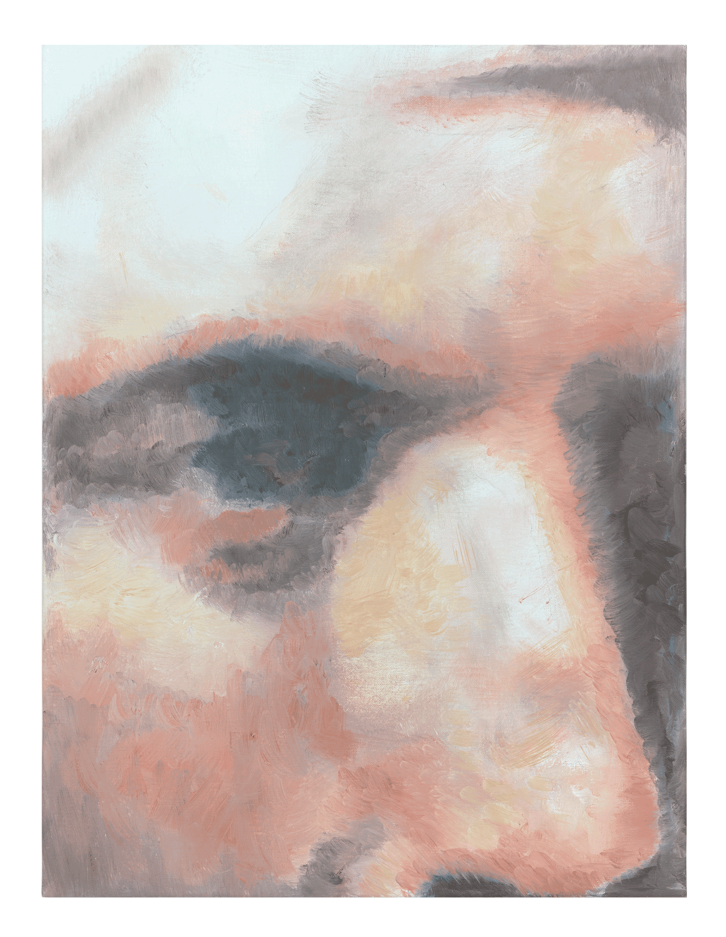 A painting by Luc Tuymans, titled John Robison, dated 2014.