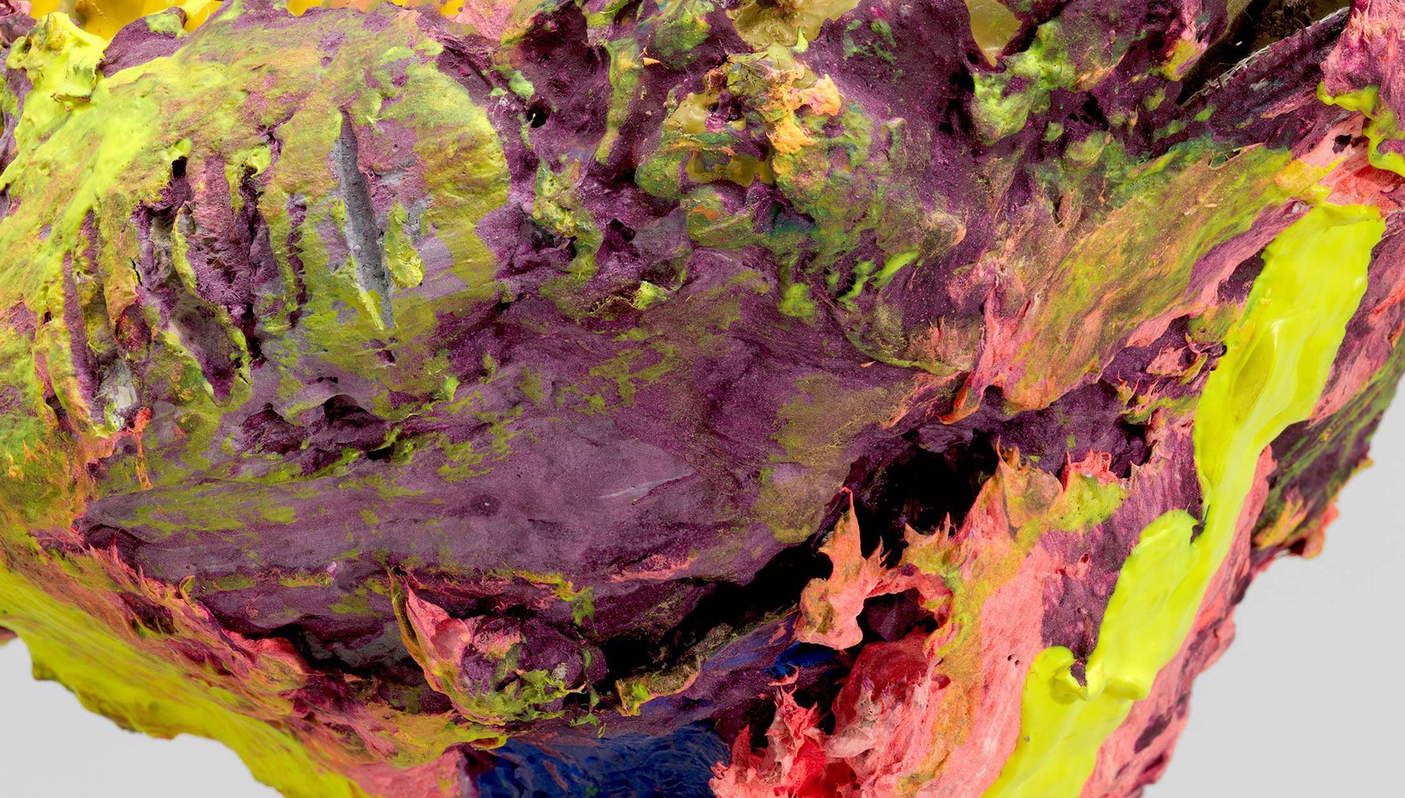 A detail of an artwork by Franz West, Untitled, dated 1998