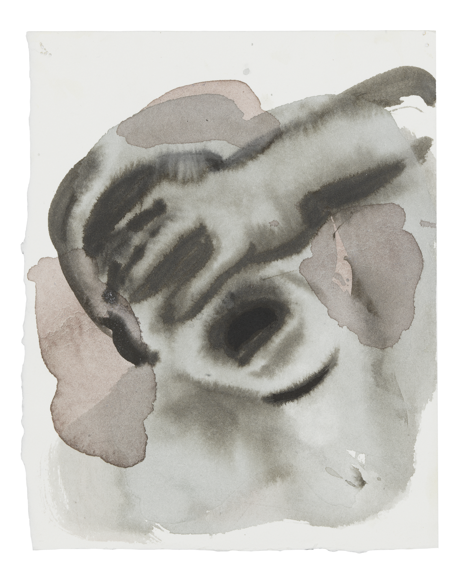 A drawing by Marlene Dumas, titled Venus mourns Adonis, dated 2015 to 2016.