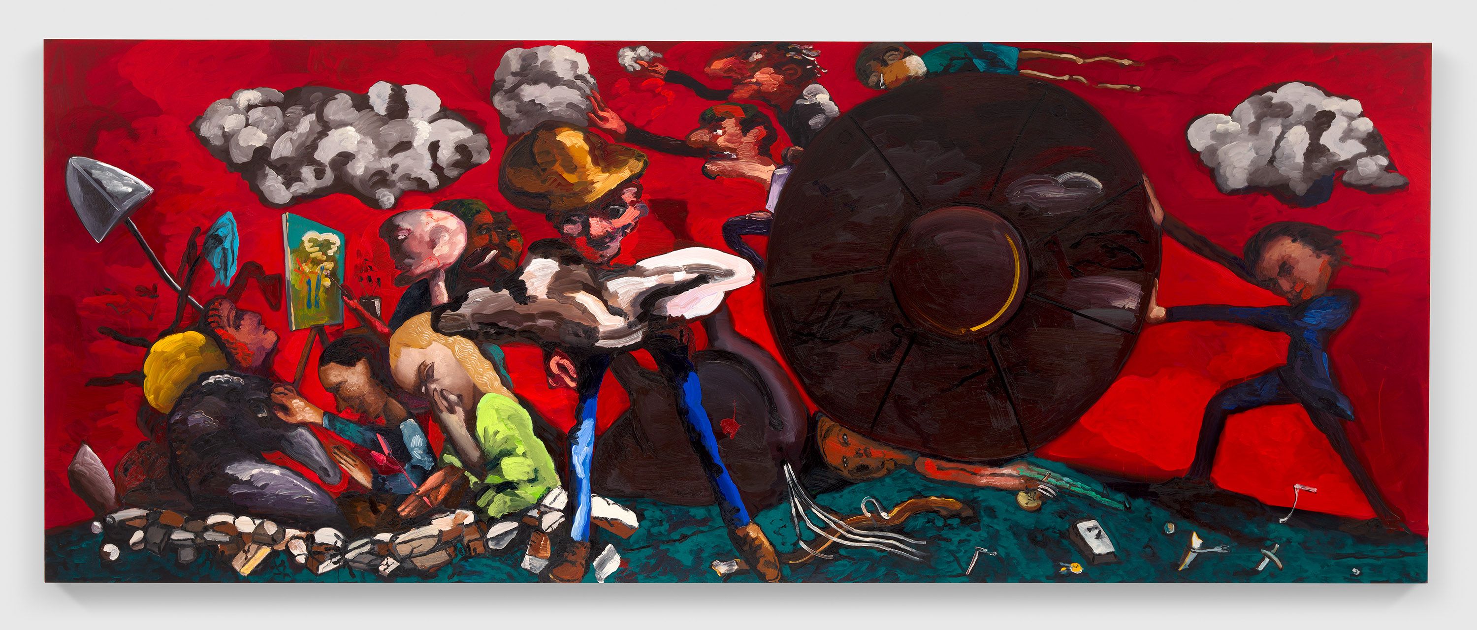 Dana Schutz: The Wheel, 2022 | David Zwirner