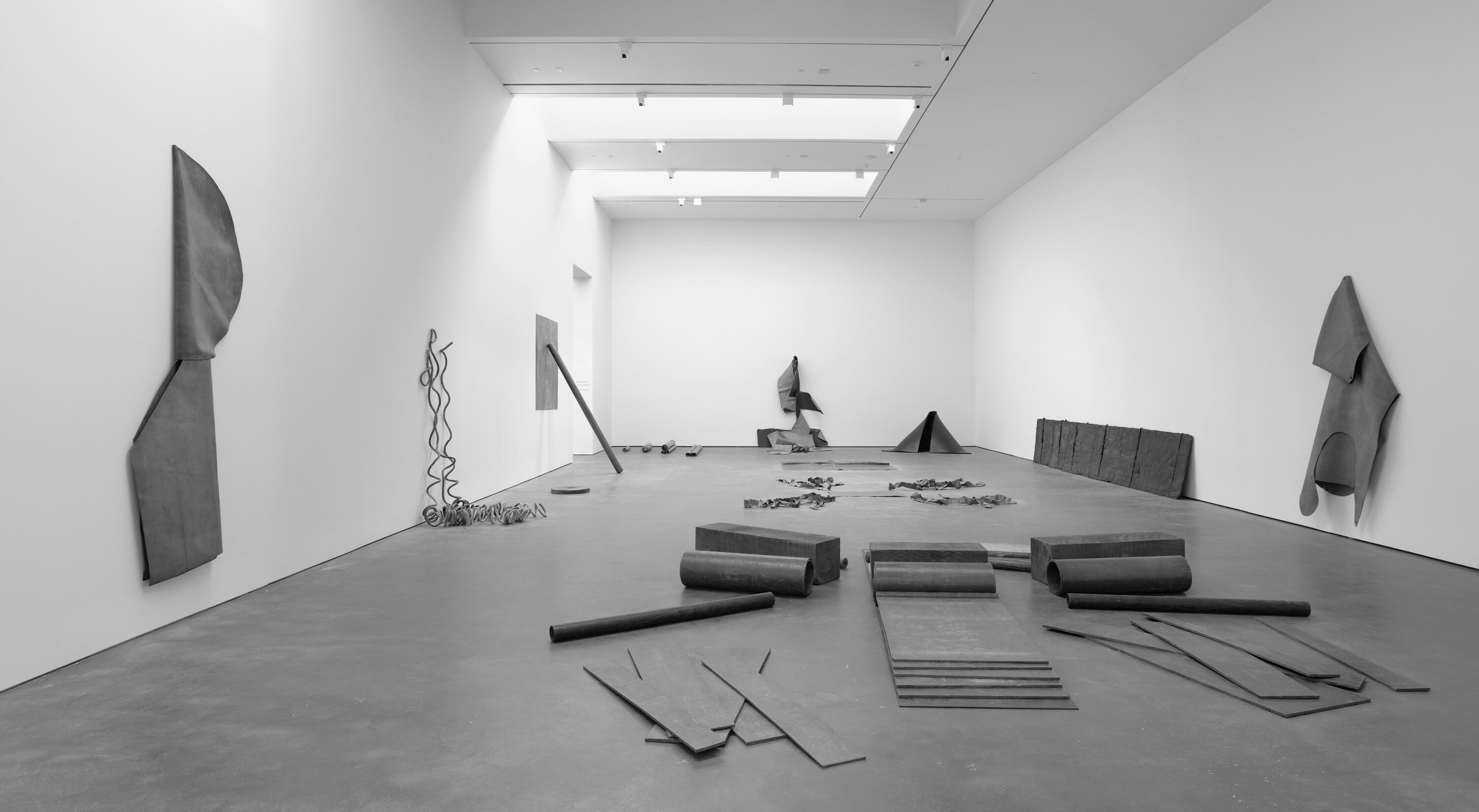 An Install view, Richard Serra: Early Work, David Zwirner, New York, dated 2013