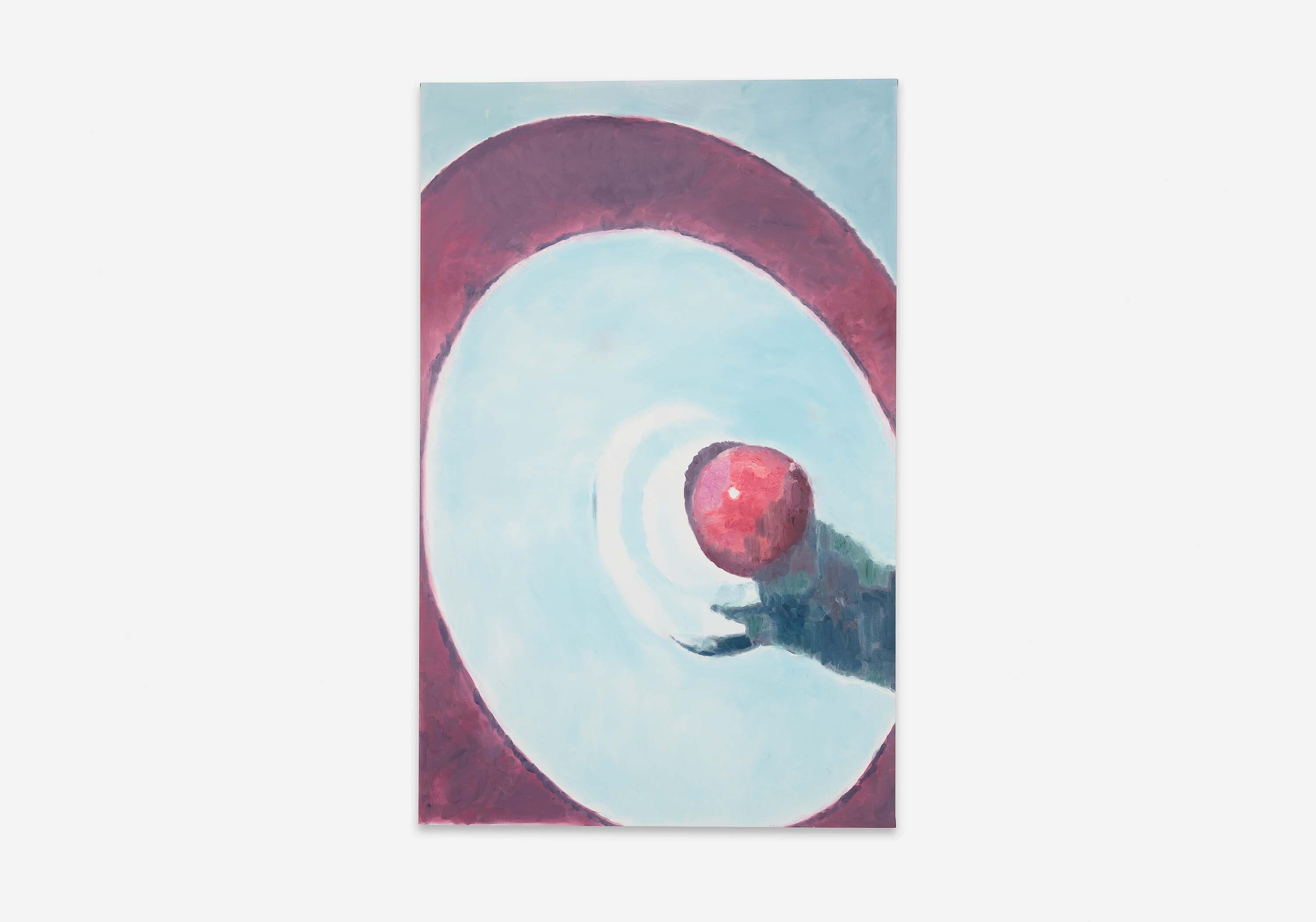 A painting by Luc Tuymans, titled BBC, dated 2021.
