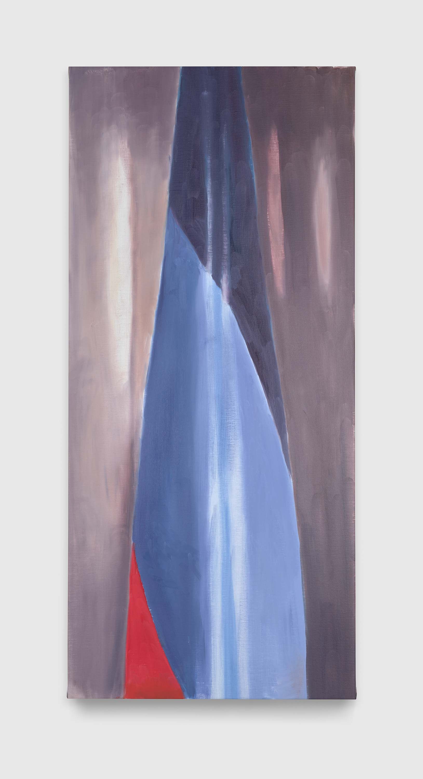 A painting by Luc Tuymans, titled The Flag, dated 2023.