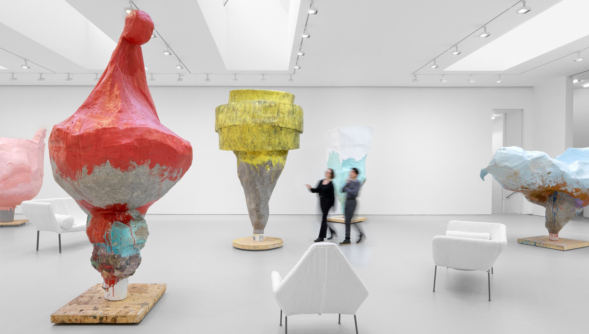 Installation of the exhibition Franz West: Echolalia at David Zwirner New York, dated 2023