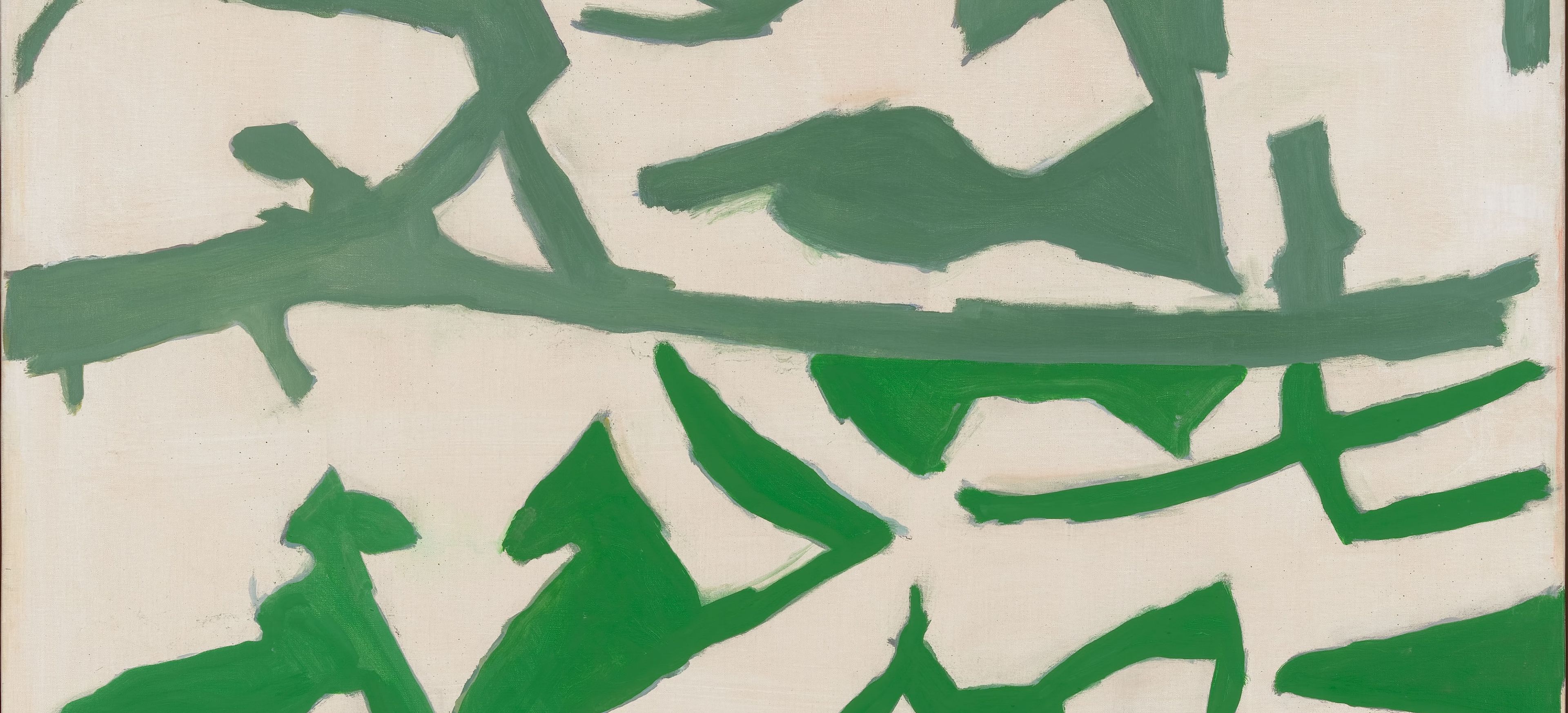 A painting by Raoul de Keyser, titled Retour 2, dated 1999.