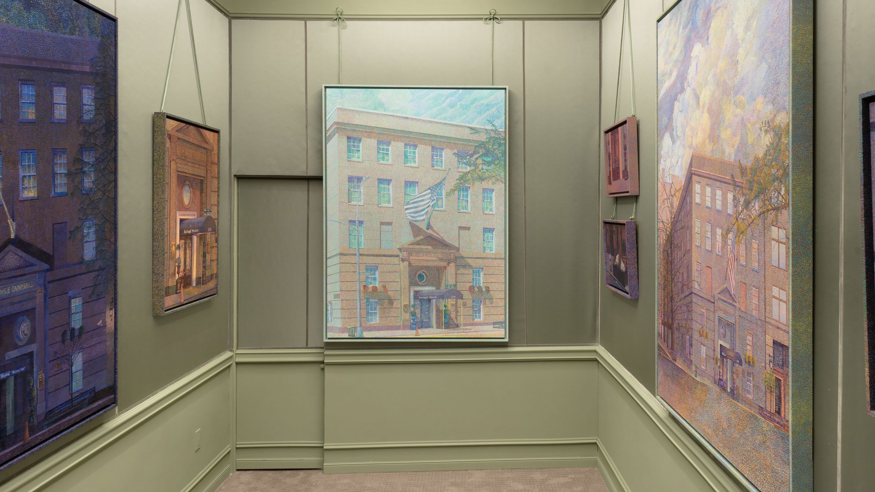 Installation view of Cynthia Talmadge works at 56 Henry in New York