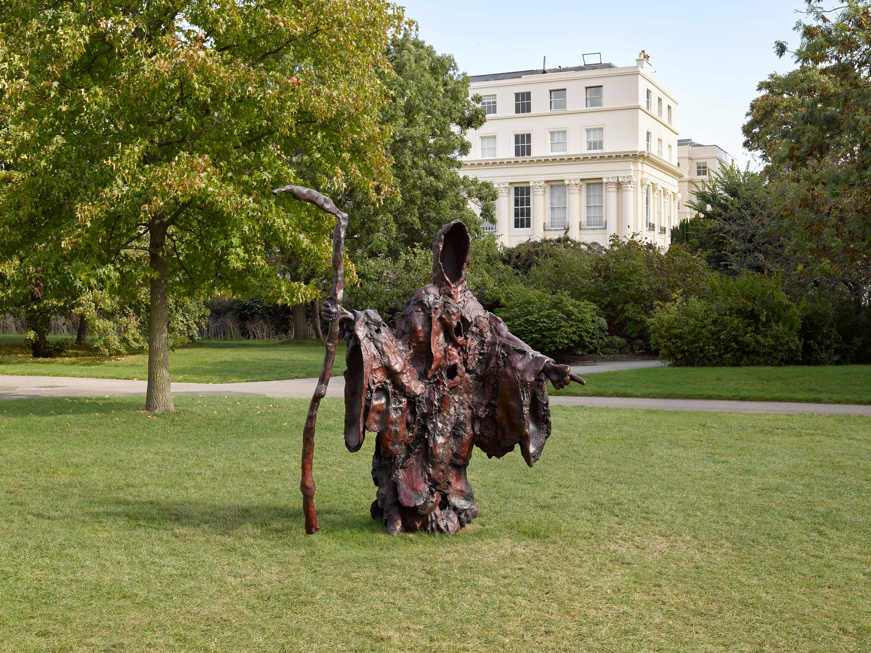 A sculpture by Josh Smith, titled Friend, dated 2023.
