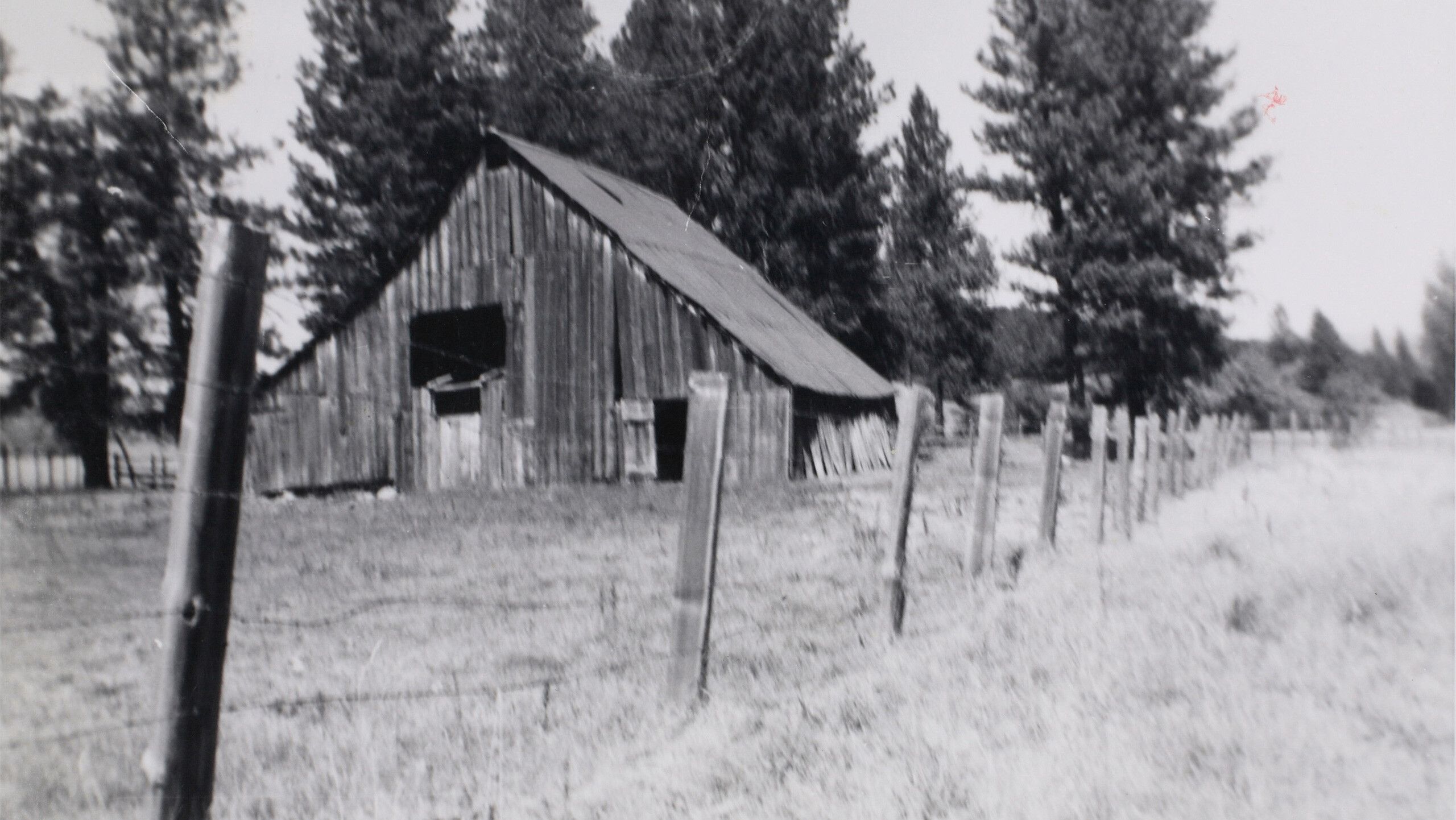 The former barn of the Castle family in Garden Valley