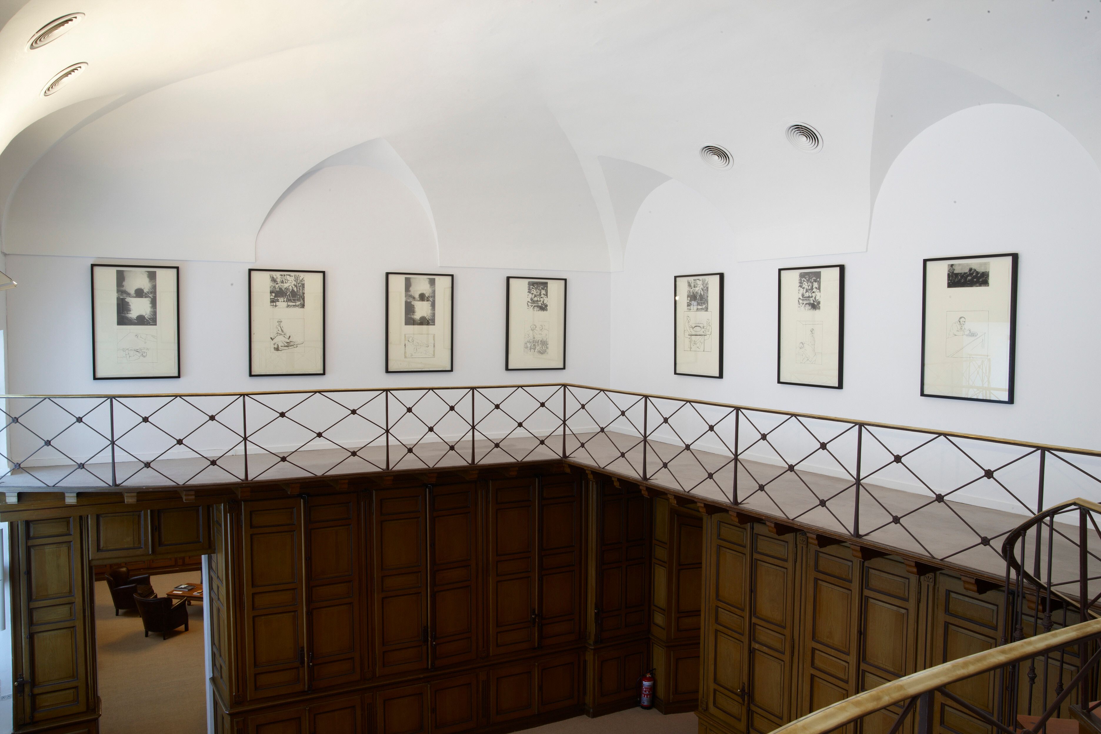 An installation view, Juan Muñoz: Retrospective, Museo Nacional Centro de Arte Reina Sofía, Madrid, 2009