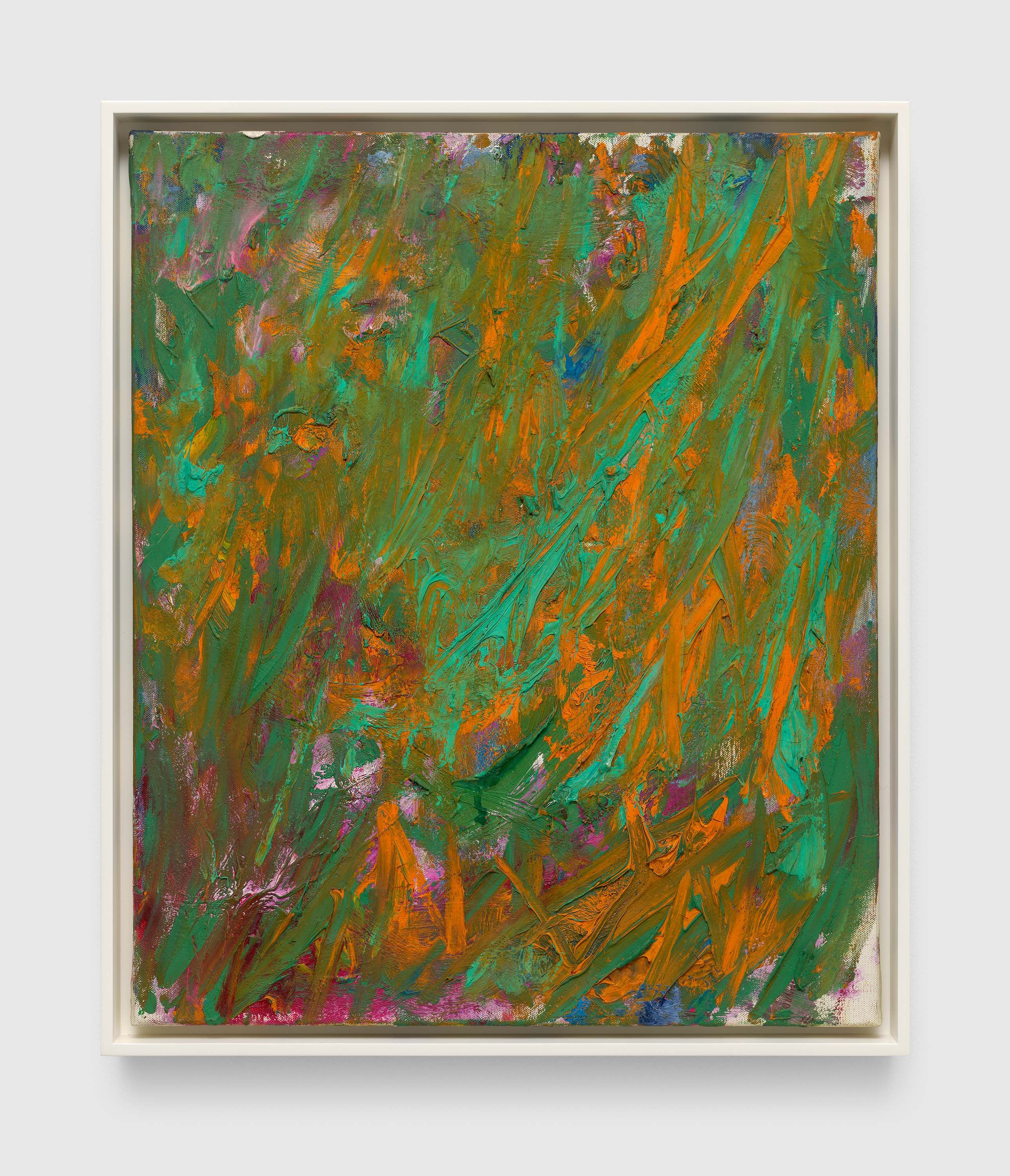 An untitled painting by Joan Mitchell, circa 1982.
