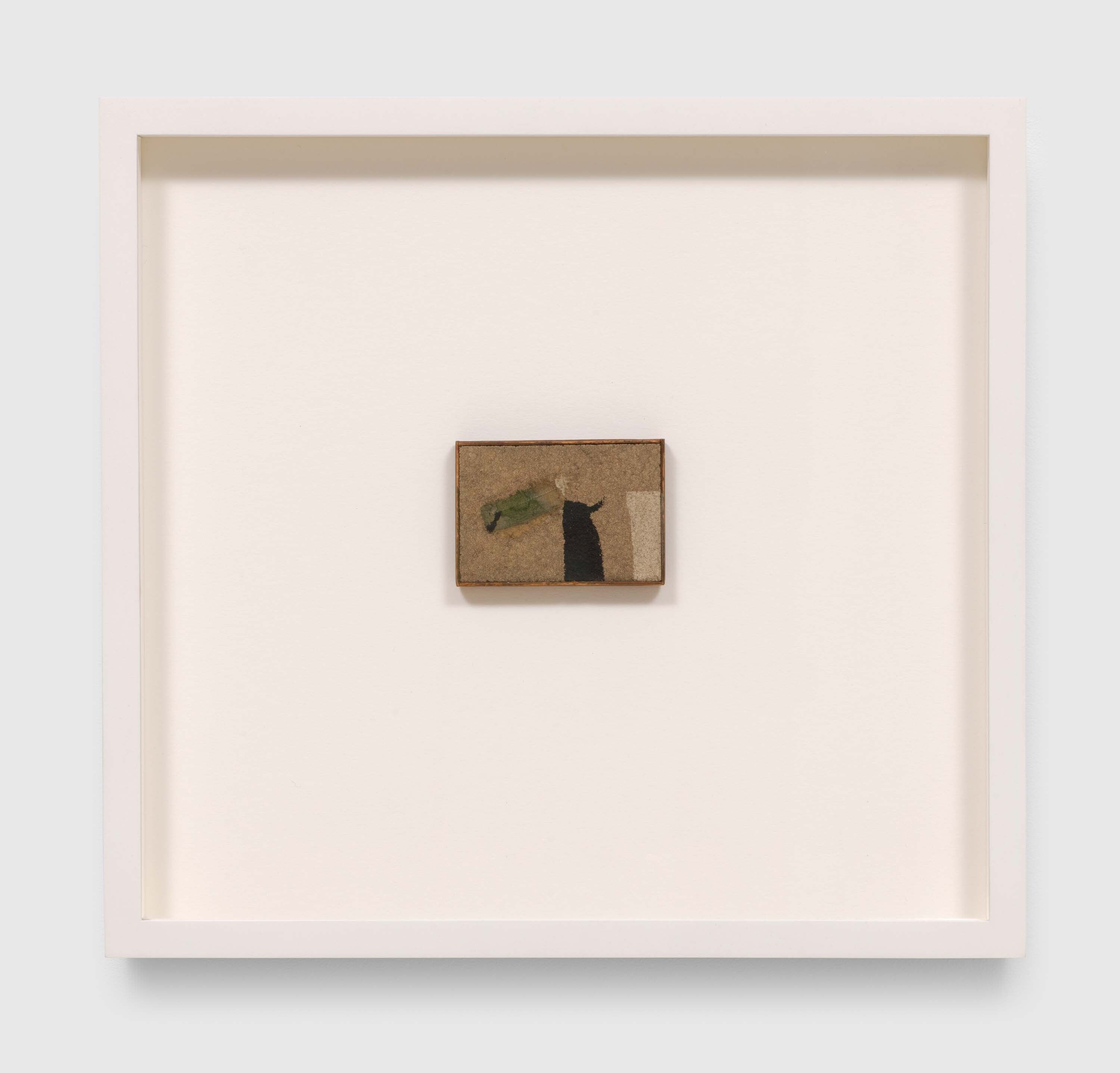 A painting by Alberto Burri, called Untitled, dated 1952.