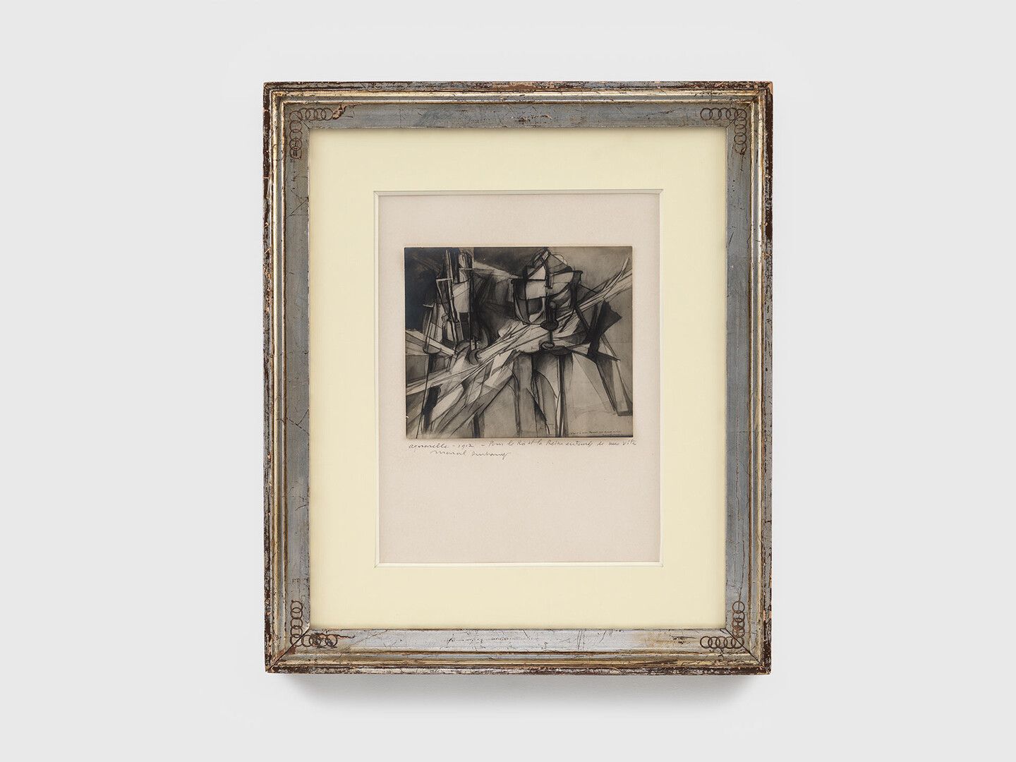 A photograph by Man Ray and Marcel Duchamp, titled Le Roi et la Reine travers√©s par des nus en vitesse, translated as The King and the Queen Traversed by Nudes at High Speed, dated 1912 to 1933.