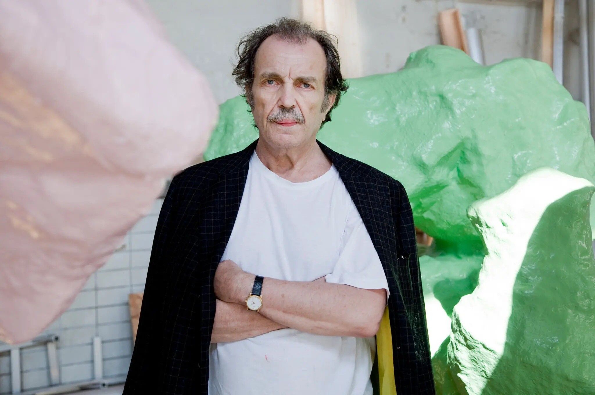 Franz West, 2009. Photo by Markus Rössle, 2009/Franz West Foundation