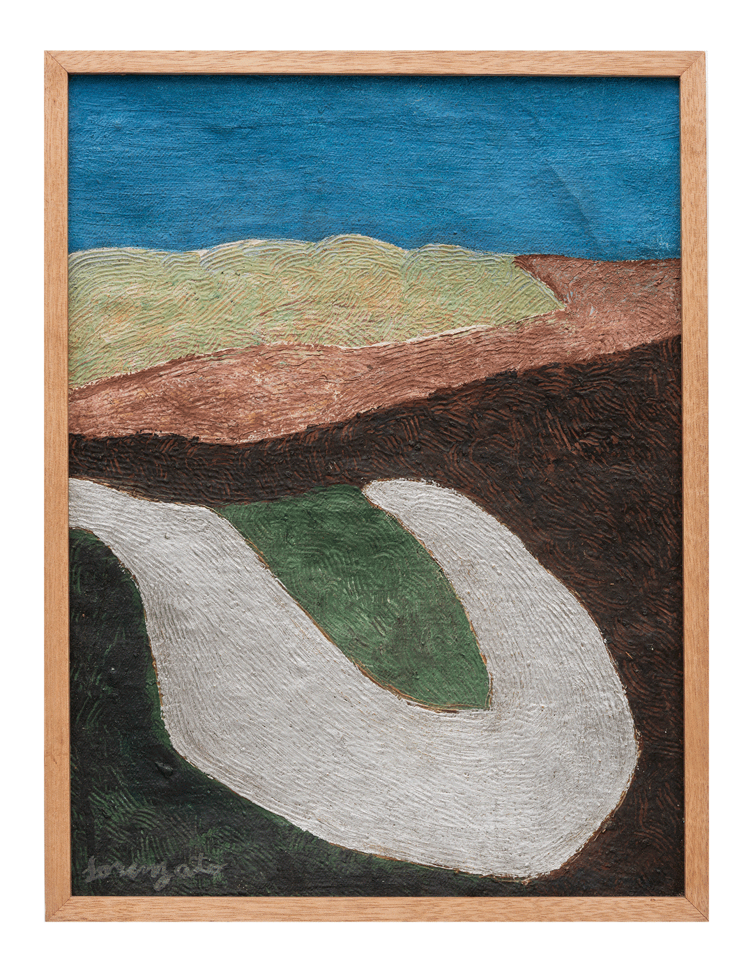 An undated painting by Amadeo Luciano Lorenzato, titled Sem título, translated as Untitled.