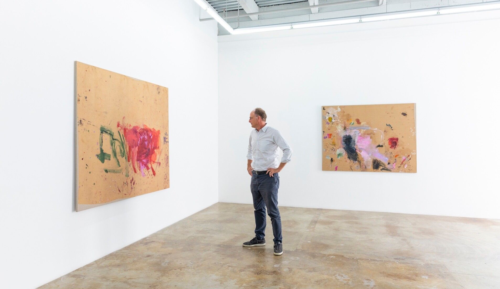 A photo of art collector Jason Rubell.