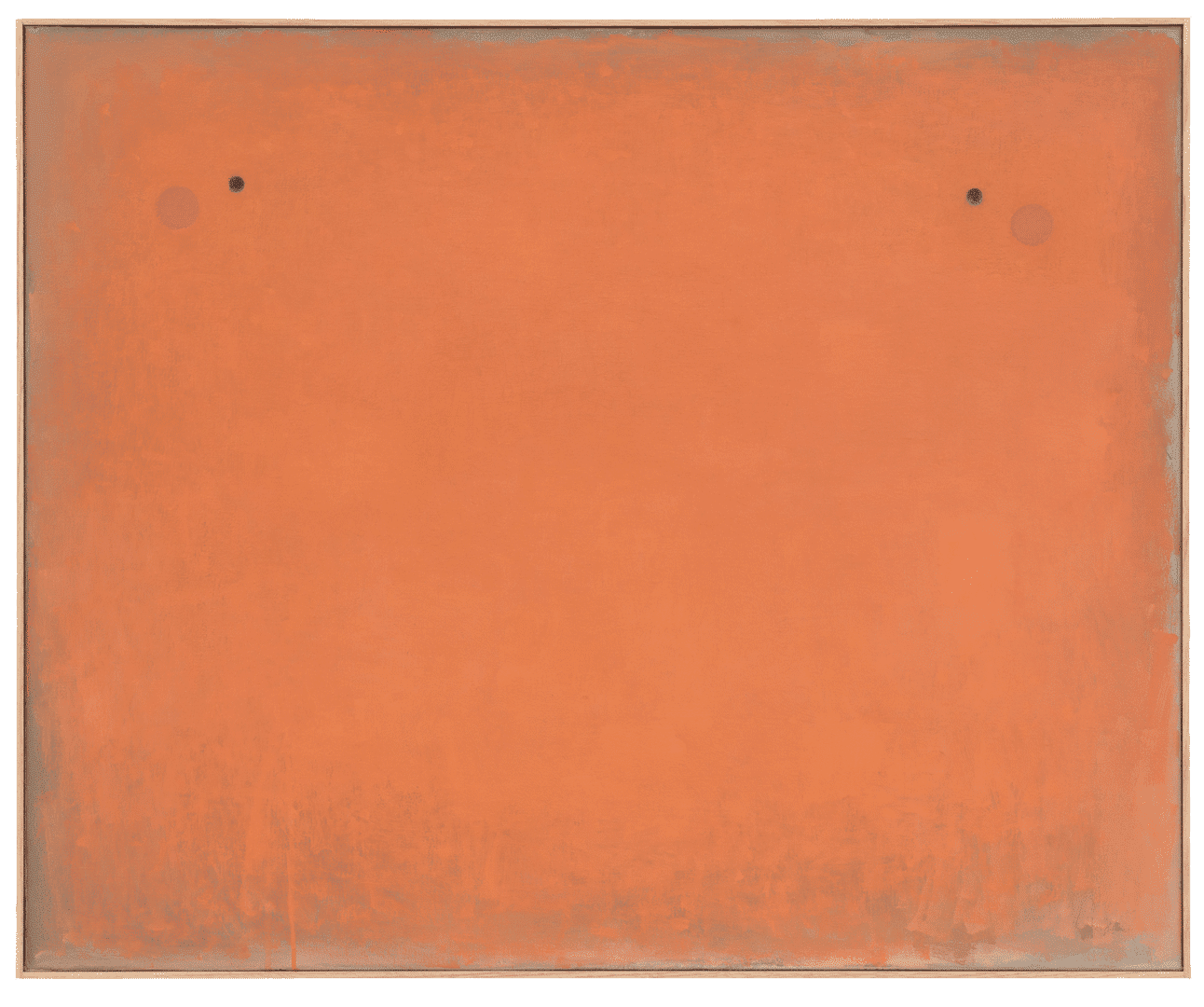A painting by Loïc Raguénès, titled Peau d’âne s’enfuit, dated 2018.