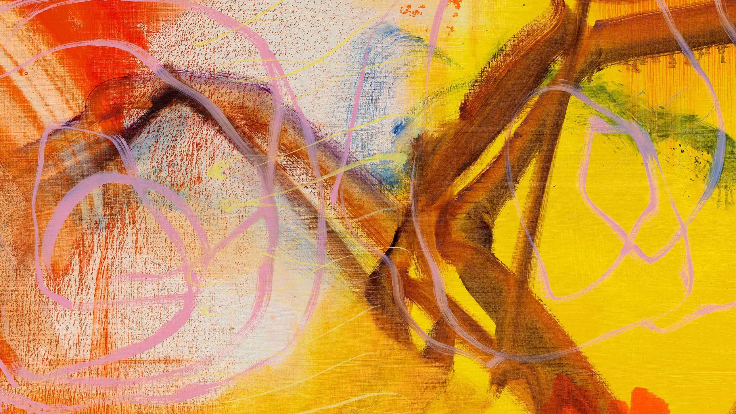 A detail of an artwork by Emma McIntyre, titled Eros Hog, dated 2023