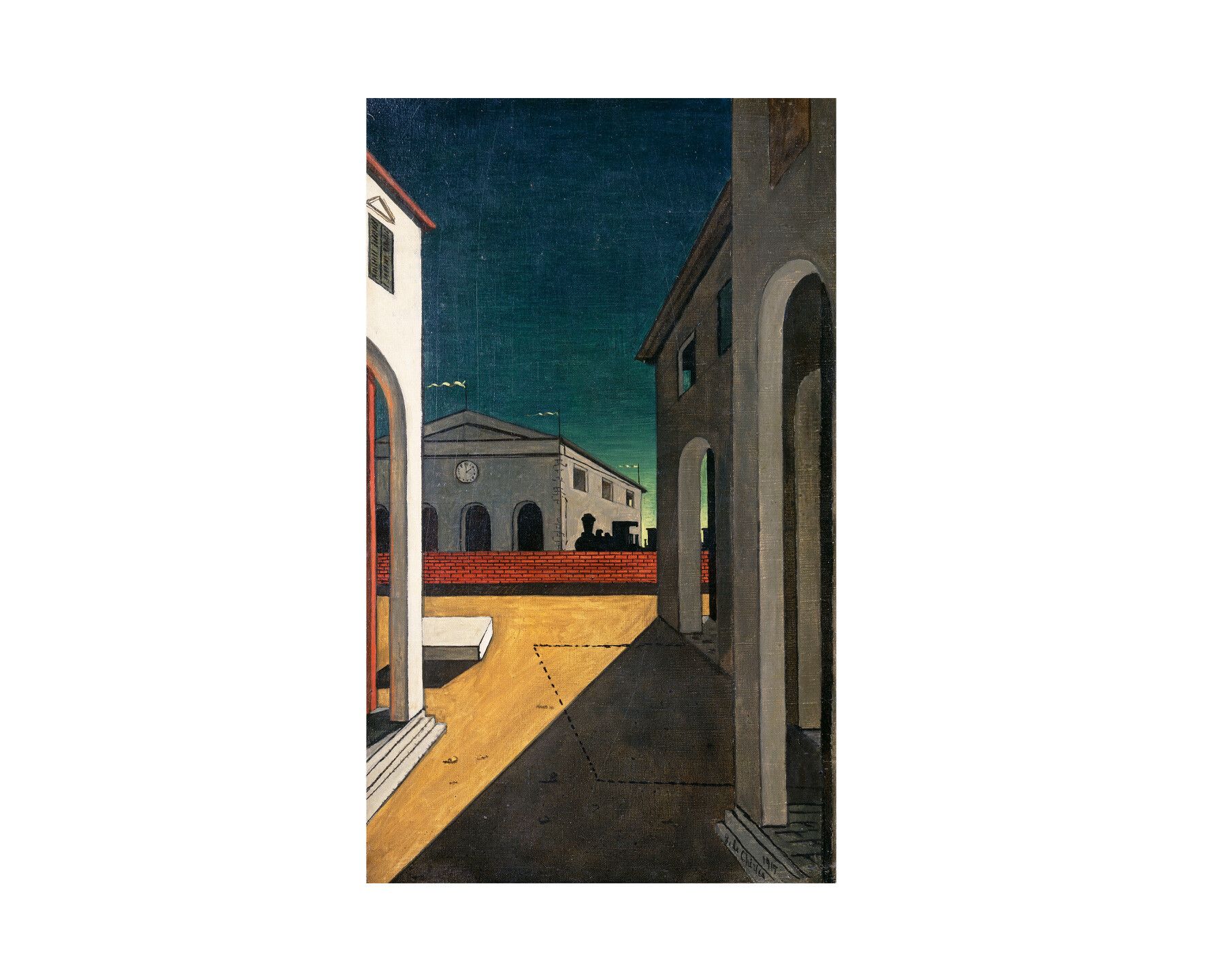 A painting by Giorgio di Chirico