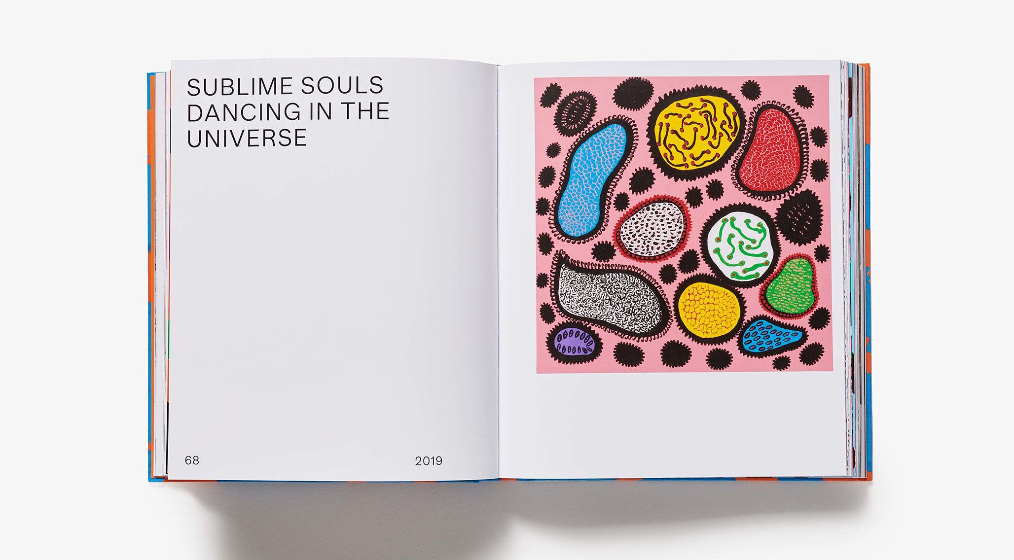 A photo from a book titled Yayoi Kusama: Every Day I Pray for Love, dated 2021.