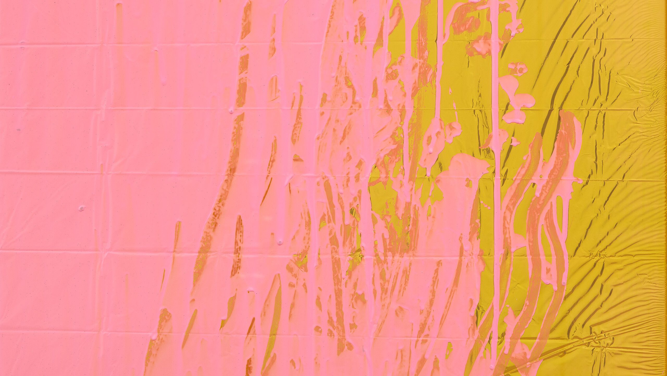 A detail of a painting by Pamela Rosenkranz titled Express Nothing (My Body), dated 2021