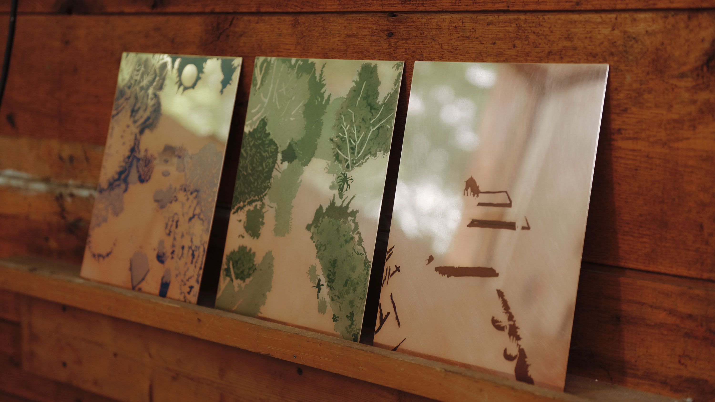 Photo of Hayley Barker's studio