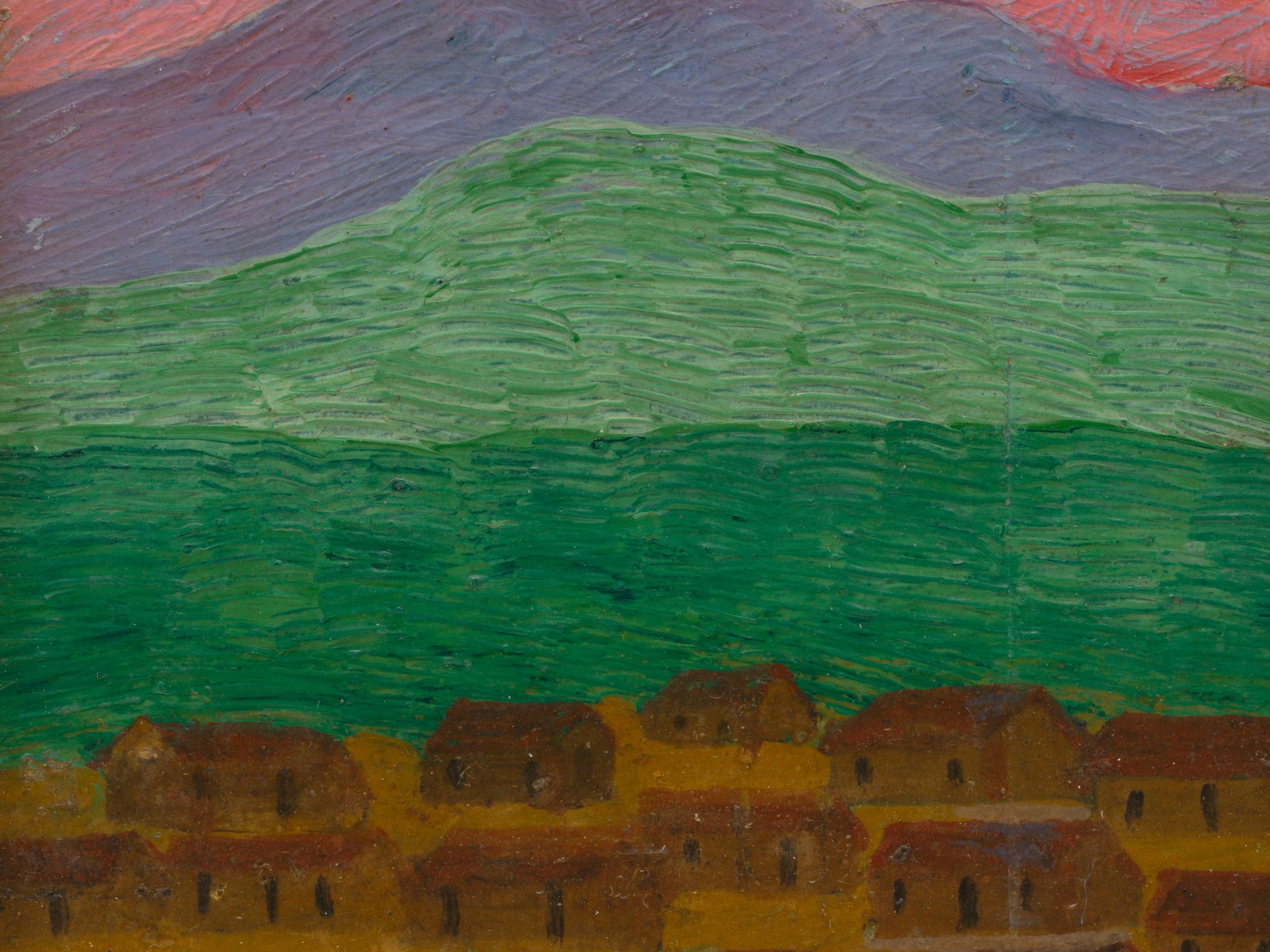 A detail from a painting by Amadeo Luciano Lorenzato, titled Sem título (Untitled), dated 1980.