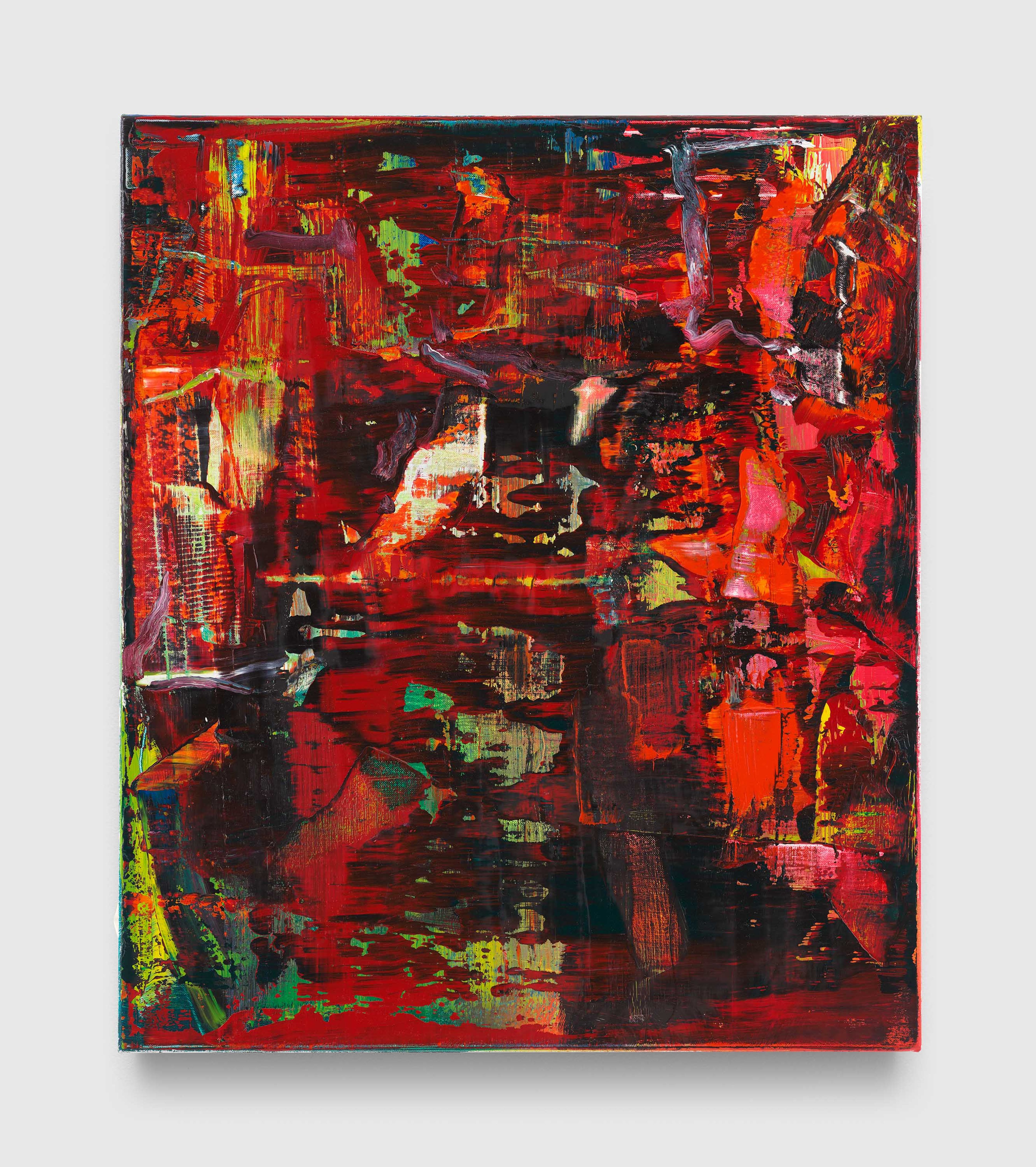A painting by Gerhard Richter, titled Abstraktes Bild (Abstract Painting), dated 2016.