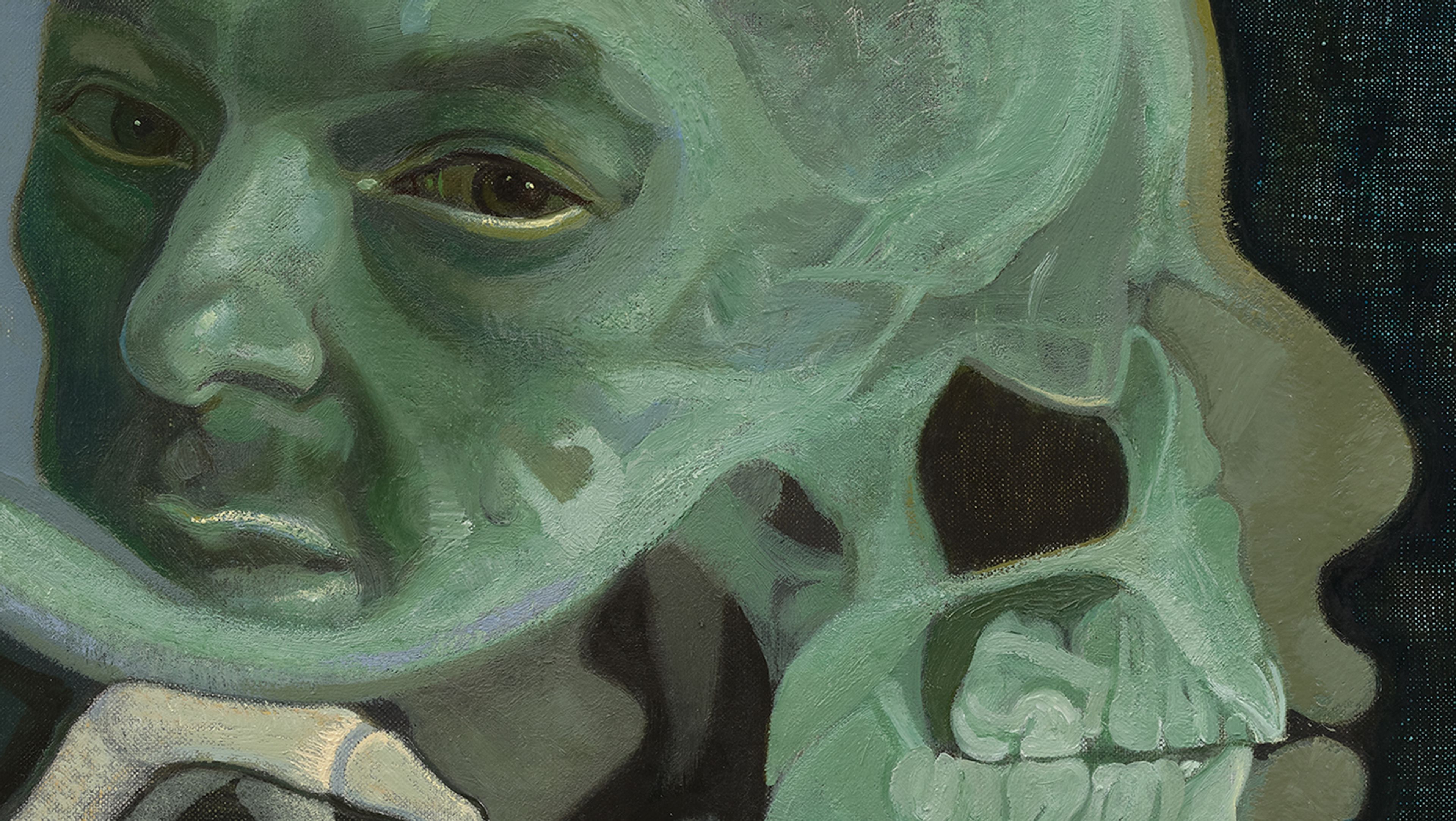 Victor Man titled Umbra Vitae dated 2025