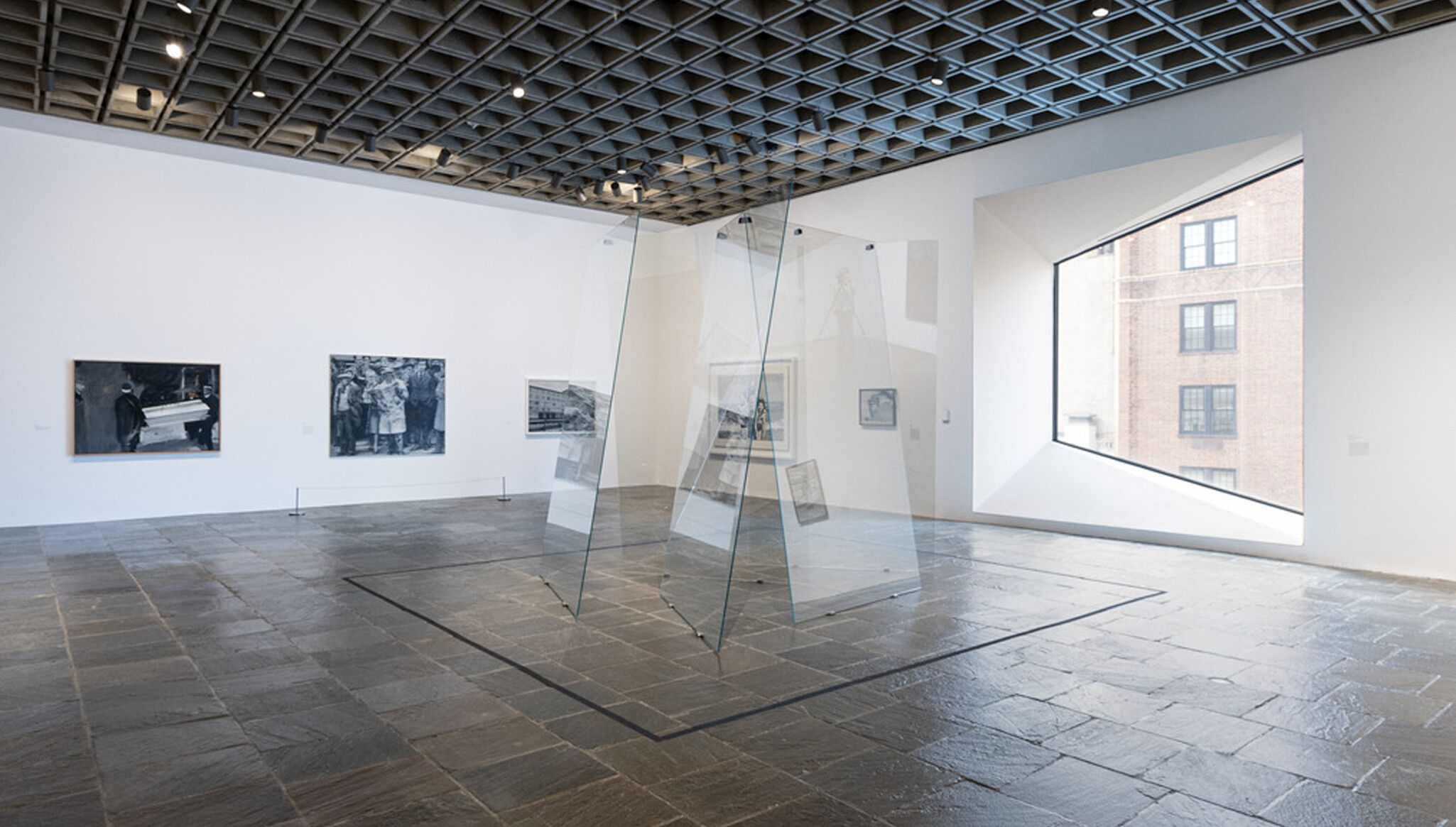Installation view of the exhibition Gerhard Richter: Painting After All,  at The Metropolitan Museum of Art, in New York, dated 2020