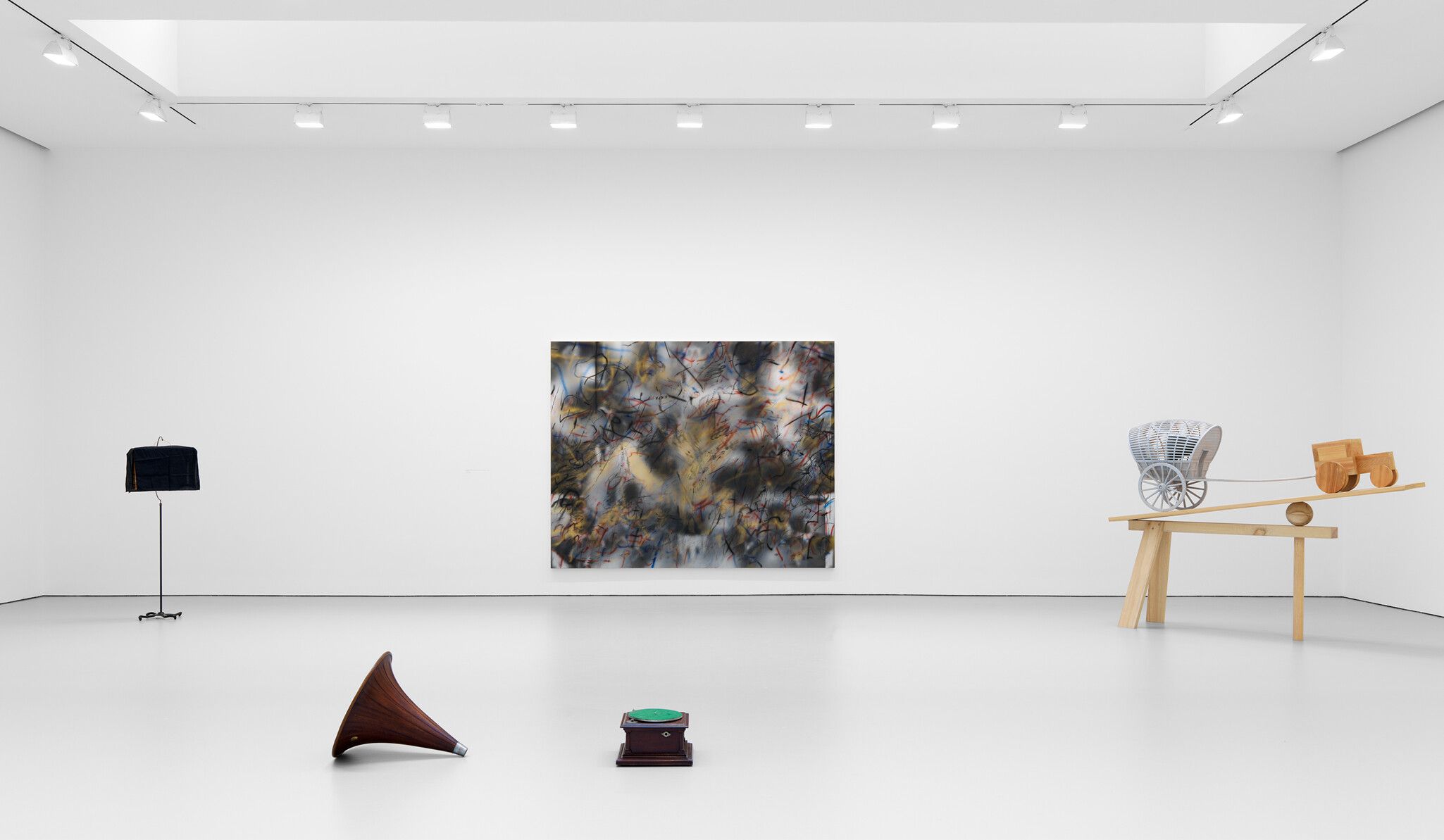 Installation view of the exhibition titled Toni Morrison's Black Book at David Zwirner's New York location, dated 2022