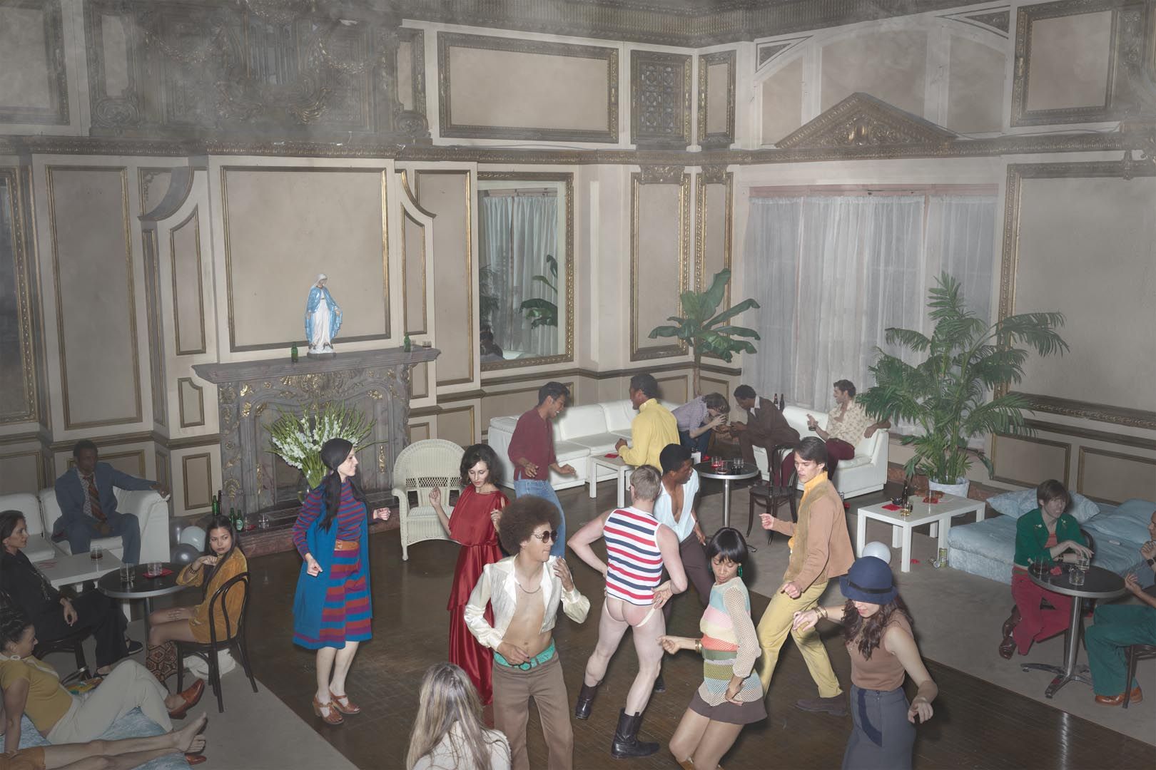 A photograph by Stan Douglas, titled Club Versailles,1974 dated 2012.