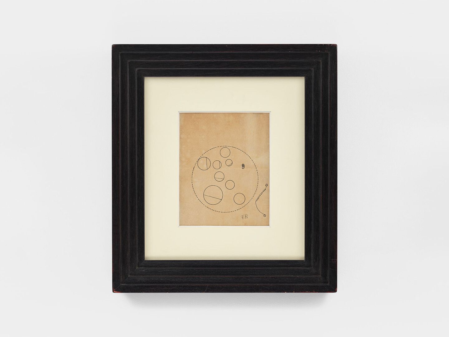 A drawing by Francis Picabia, titled √âtude pour "Danseuse Jasmine," translated as Study for "Dancer Jasmine", circa 1920.