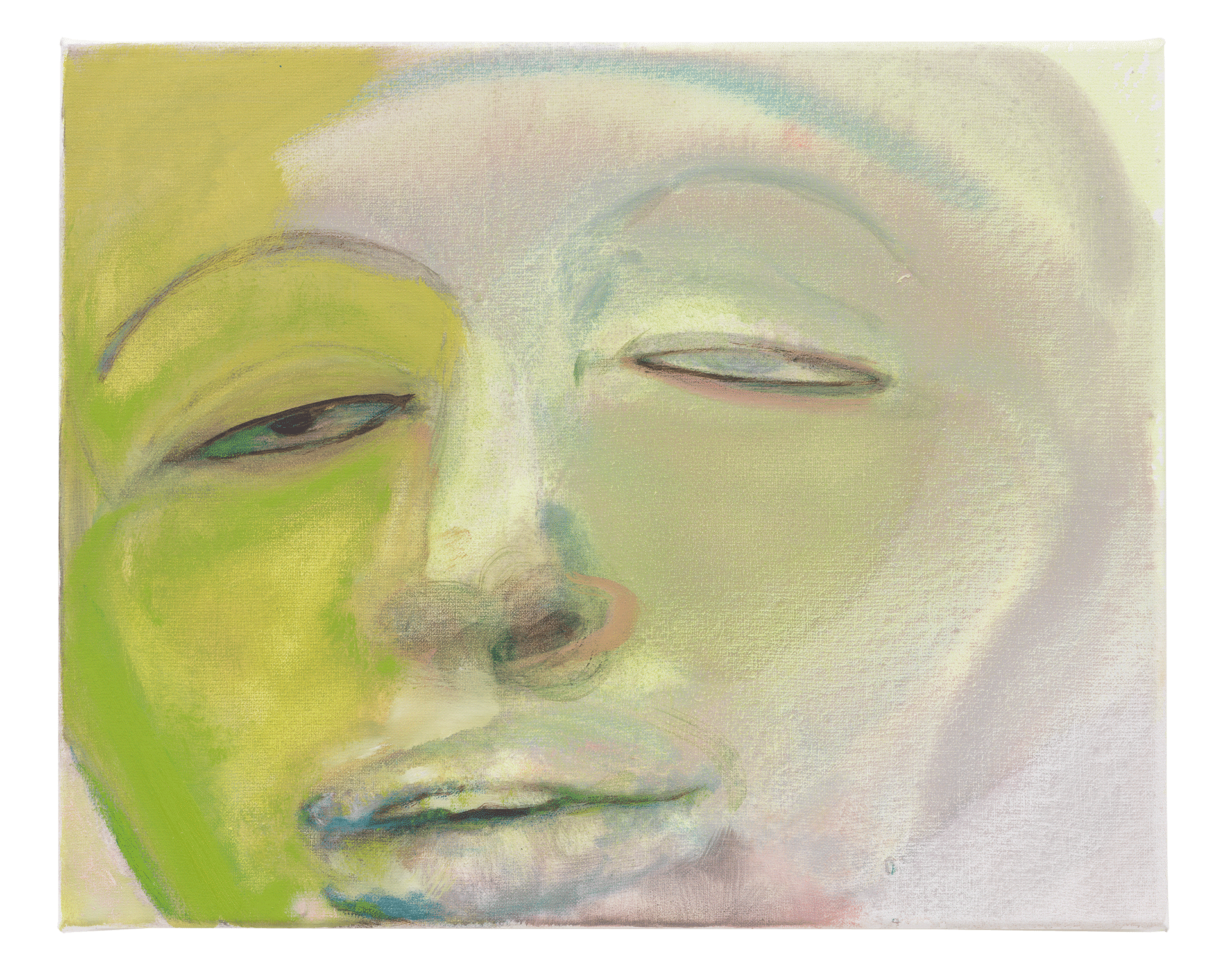 A painting by Marlene Dumas, titled Intoxication, dated 2018.