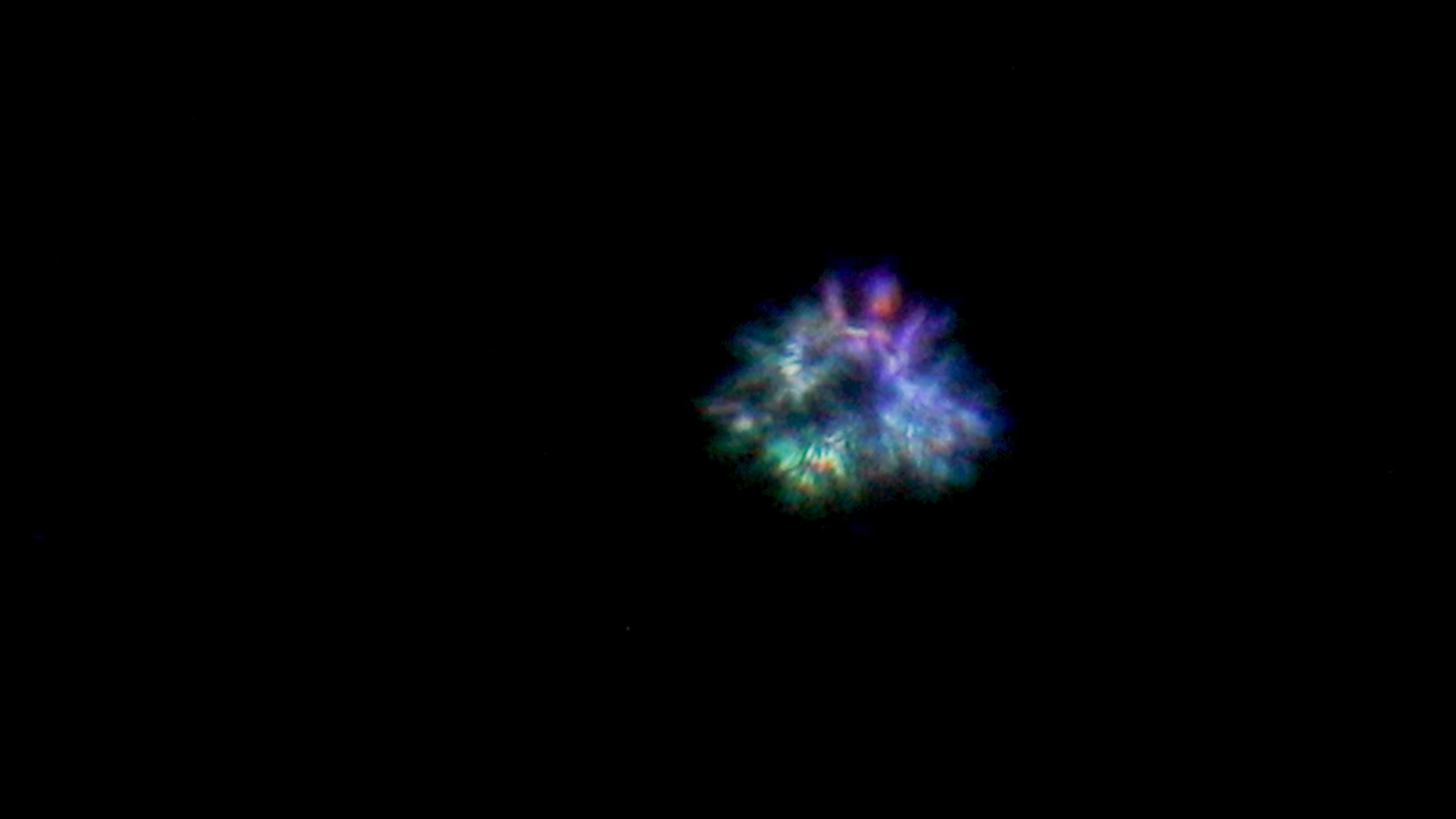 An still by Wolfgang Tillmans, titled Sirius (Seeing the Scintillation of Sirius Through a Defocused Telescope), dated 2023