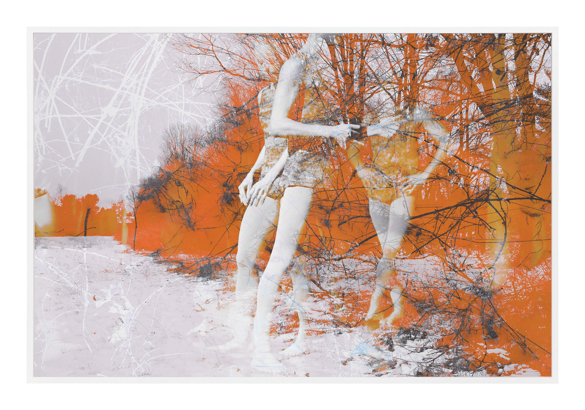 An inkjet print by James Welling, titled 4776, dated 2015.