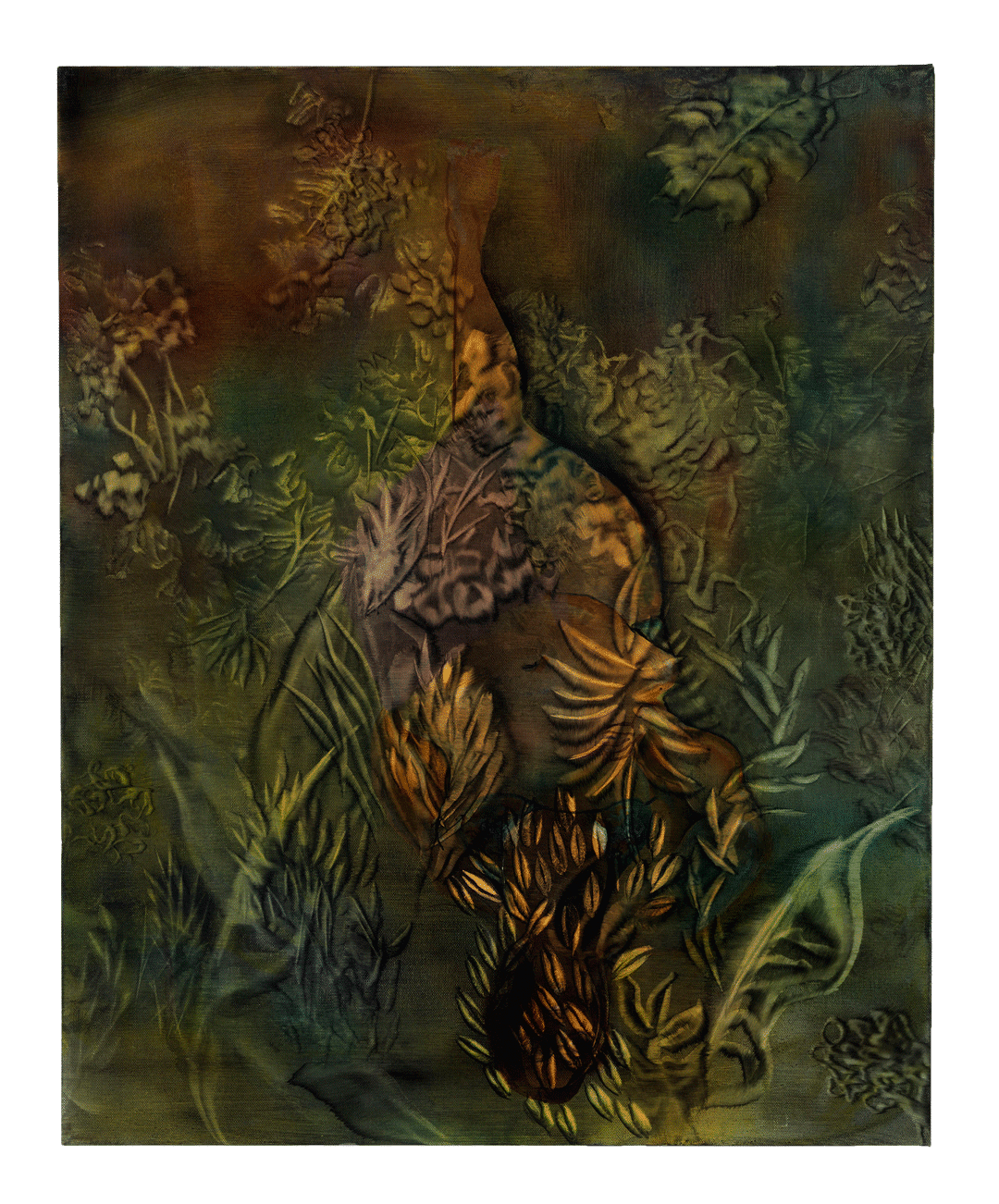 A painting by Autumn Ramsey titled Garden, dated 2019.