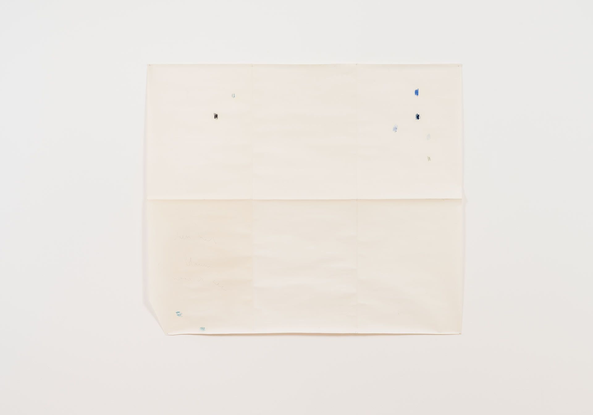 A sculpture by Guy Mees, titled Van het blauw van de zee (From the blue to the sea), dated 1980-1990