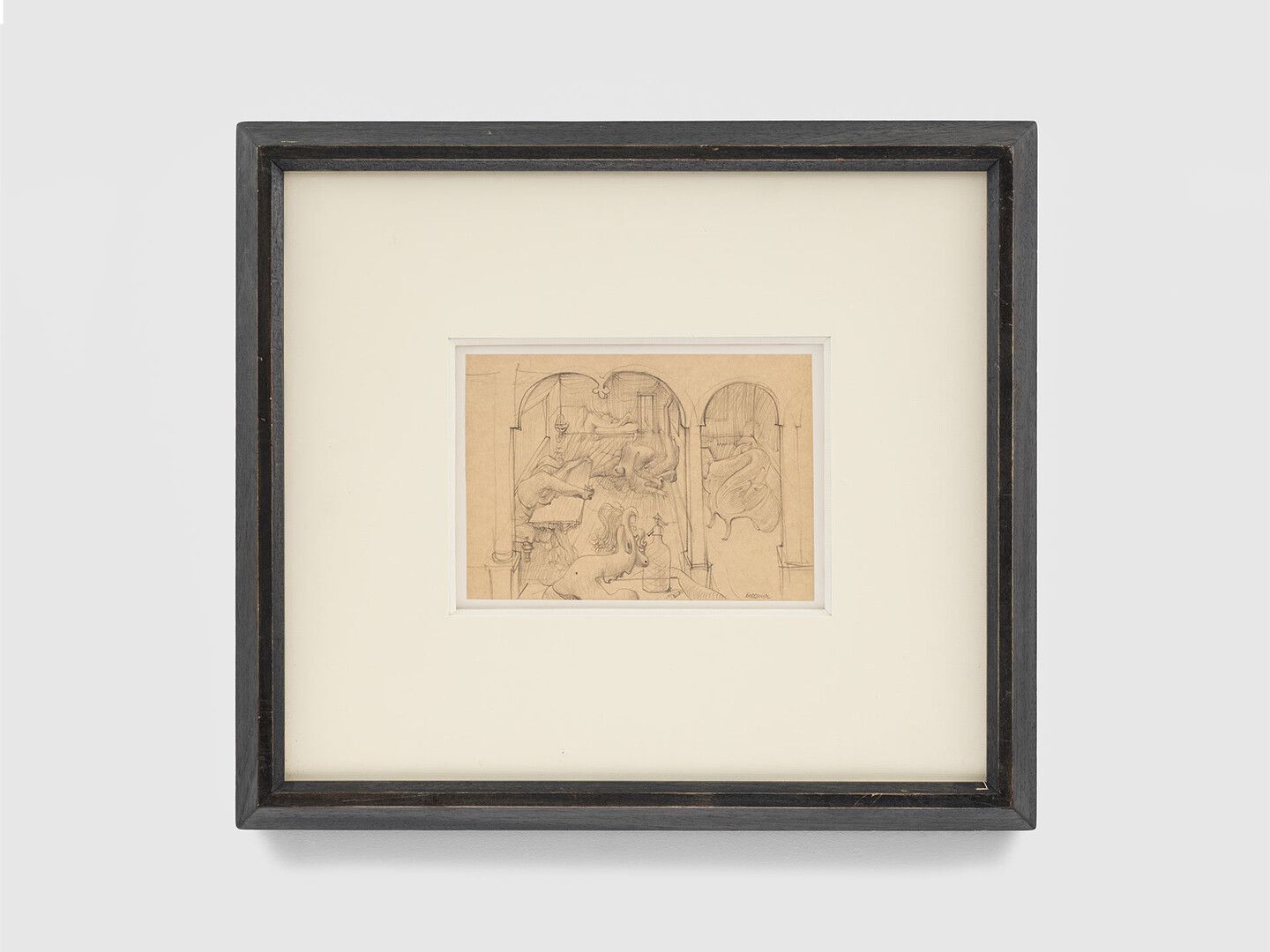An untitled drawing by Hans Bellmer, circa 1948.