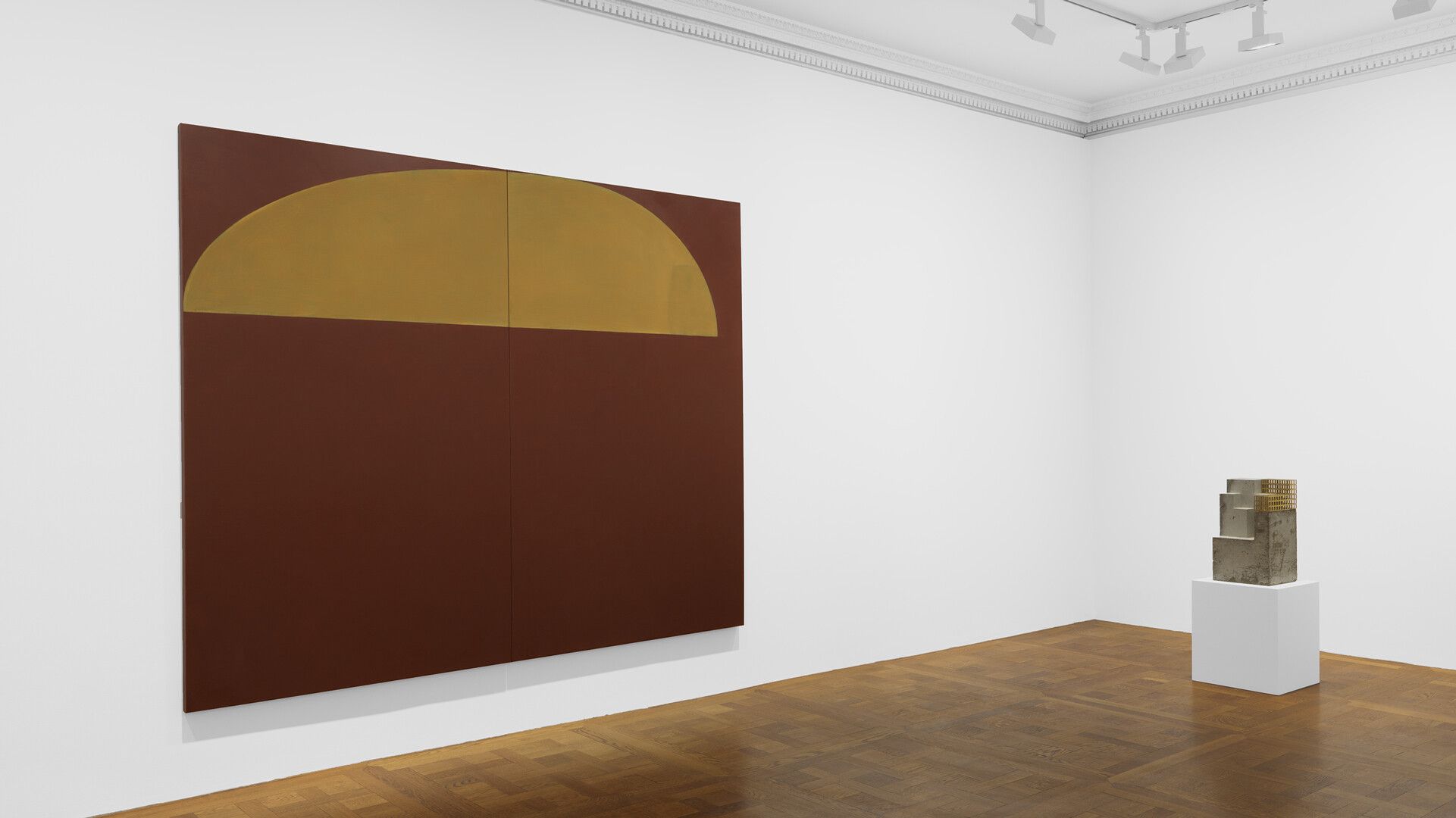 An installation view of an exhibition titled Pure Form at David Zwirner in New York, in 2021.