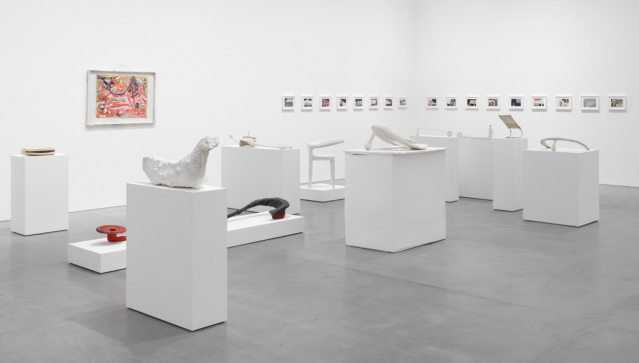 An Installation view, Franz West, David Zwirner, Paris, 2023