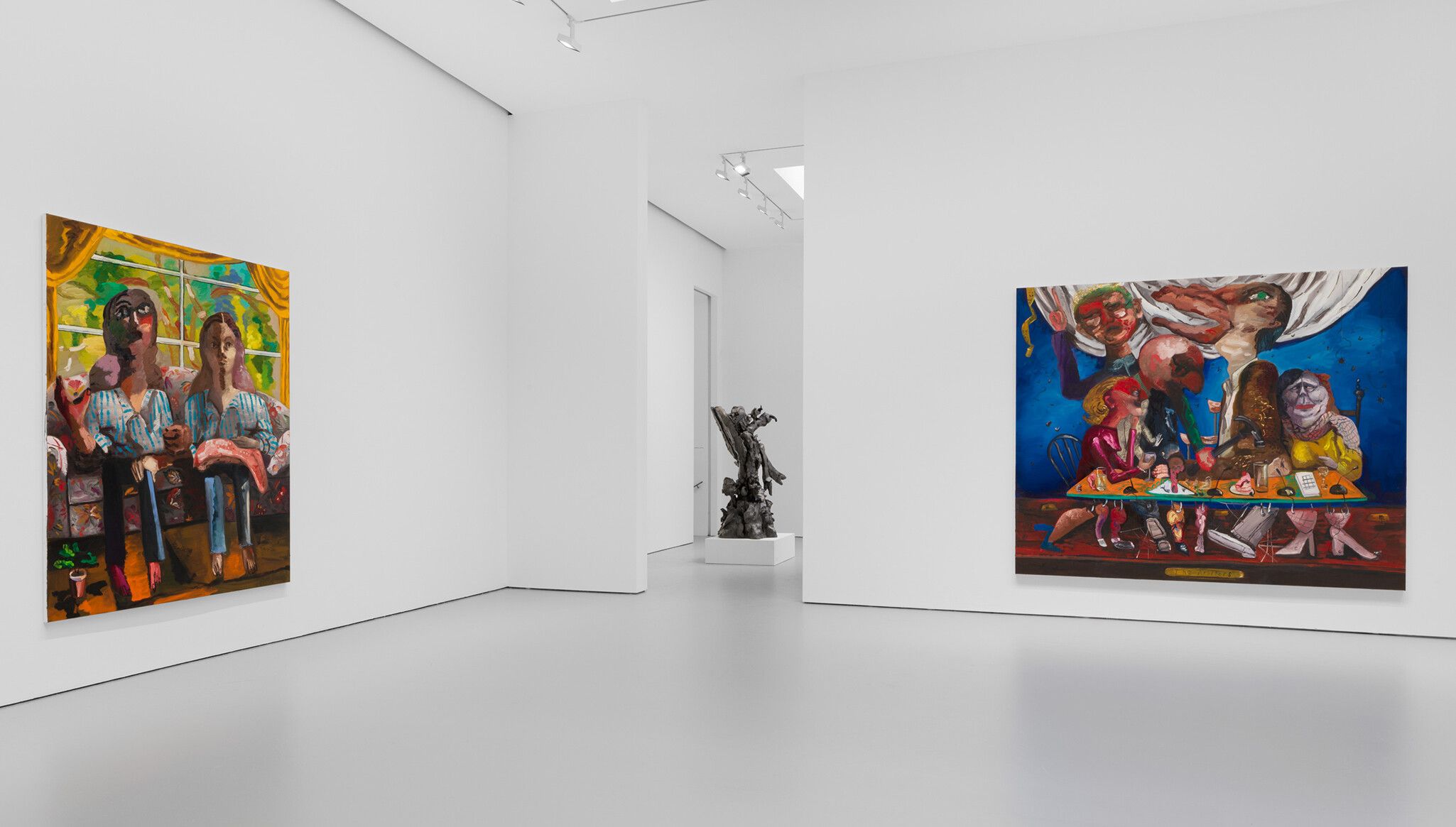 An Installation view, Dana Schutz: Jupiter’s Lottery, David Zwirner, New York, dated 2023