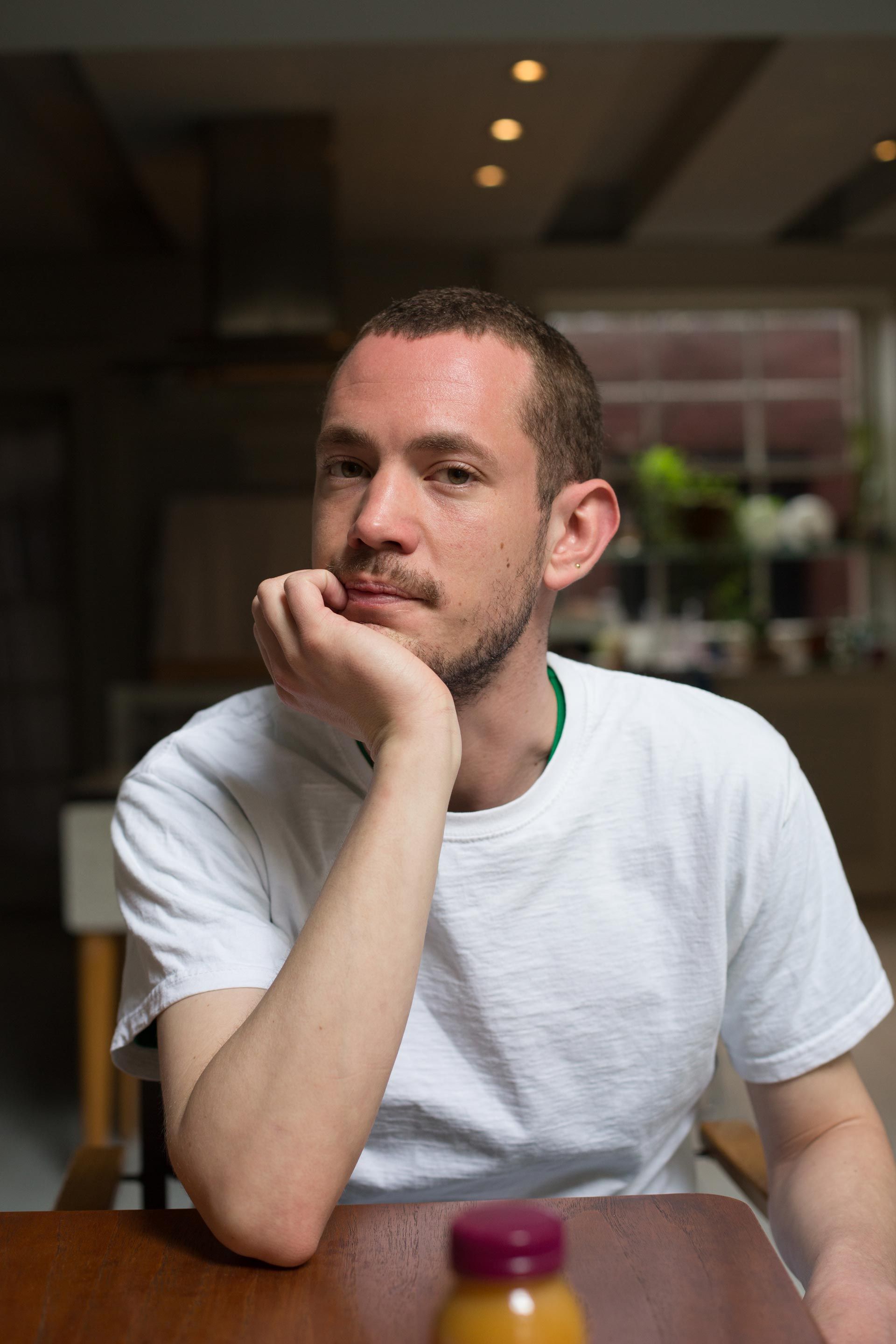 A photograph by Wolfgang Tillmans, titled Simon, Sebastian Street, dated 2013.