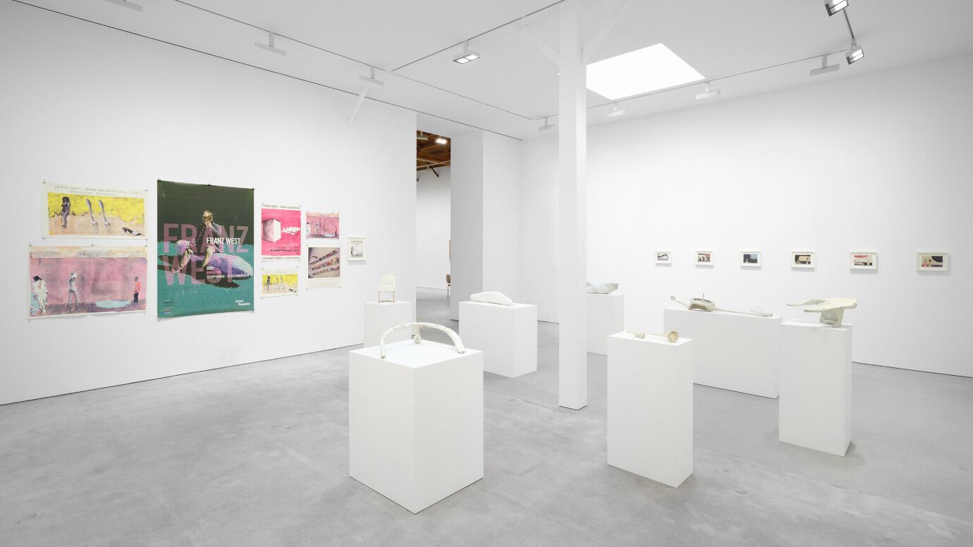 An Installation view, Franz West, David Zwirner, Los Angeles, dated 2023
