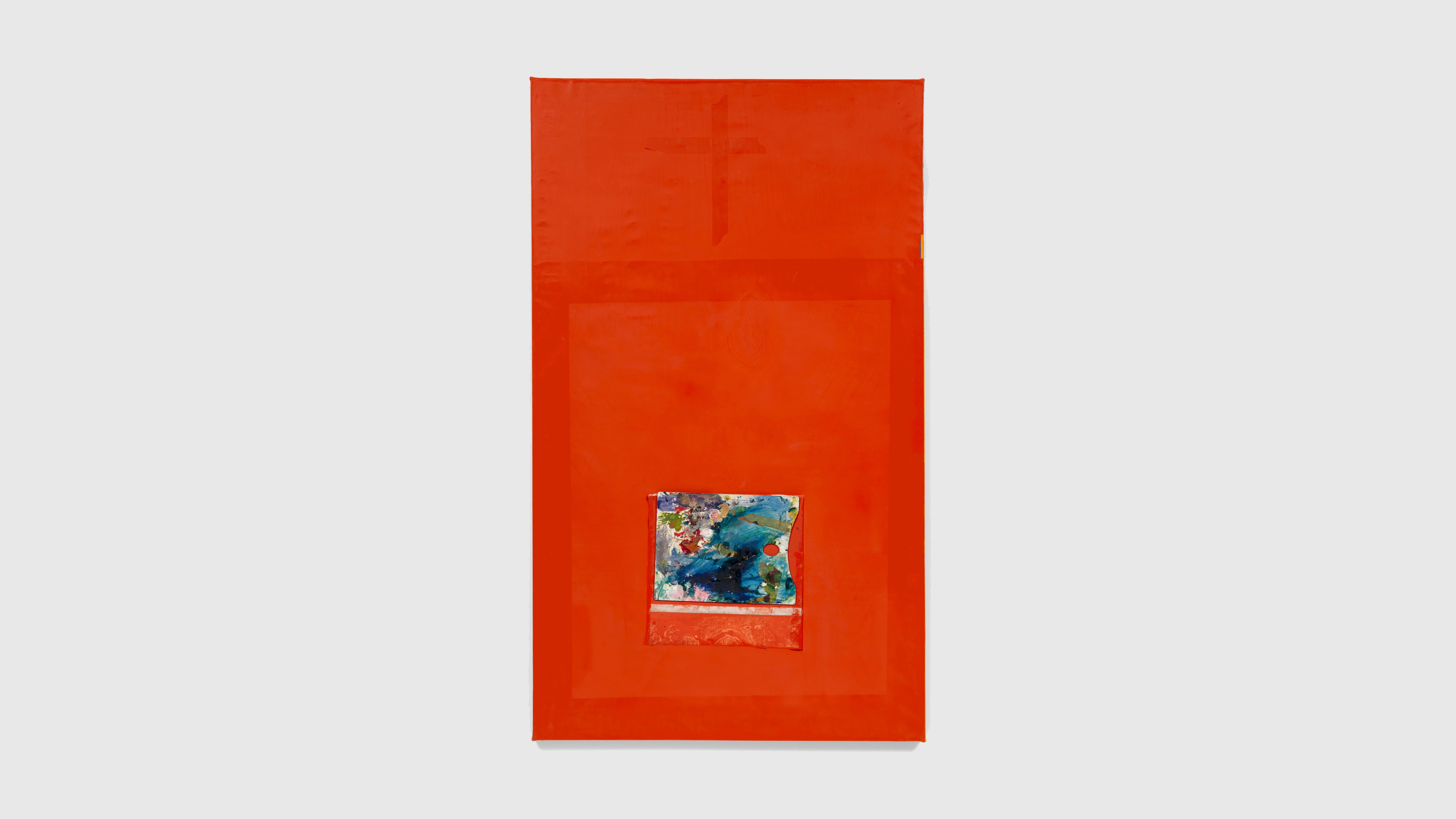 A mixed-media work by Raymond Saunders titled Post No Bills, dated 1968.