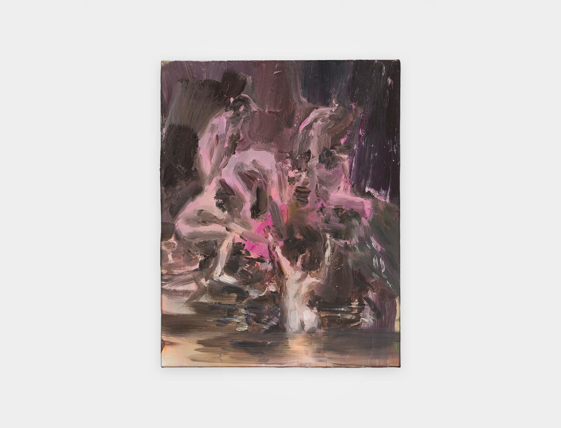 An untitled painting by Wei Jia, dated 2018.