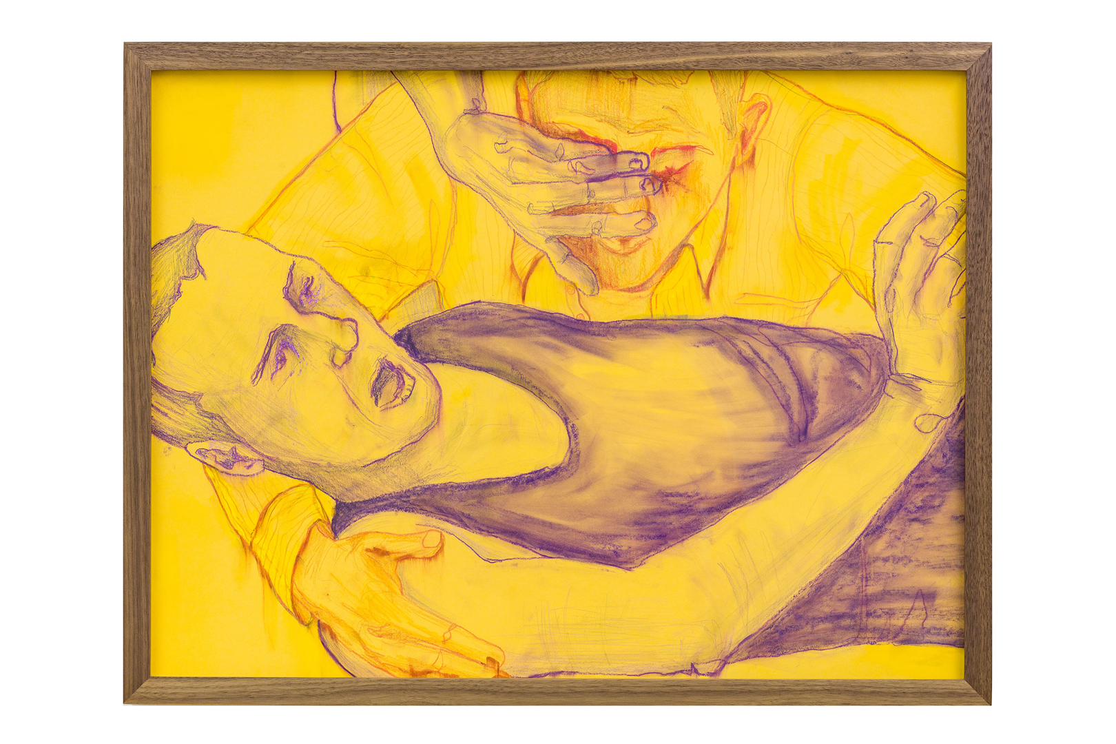 A work on paper by Kyle Thurman titled Suggested Occupation 19, dated 2018.