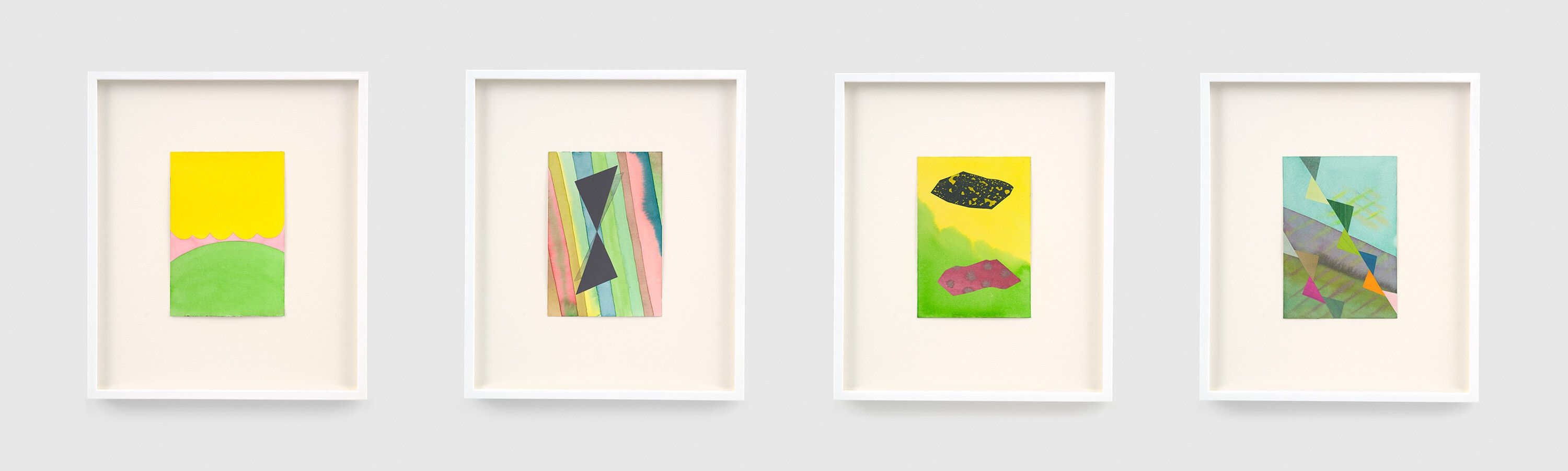 A work on paper by Tomma Abts, called Untitled, dated 2023.