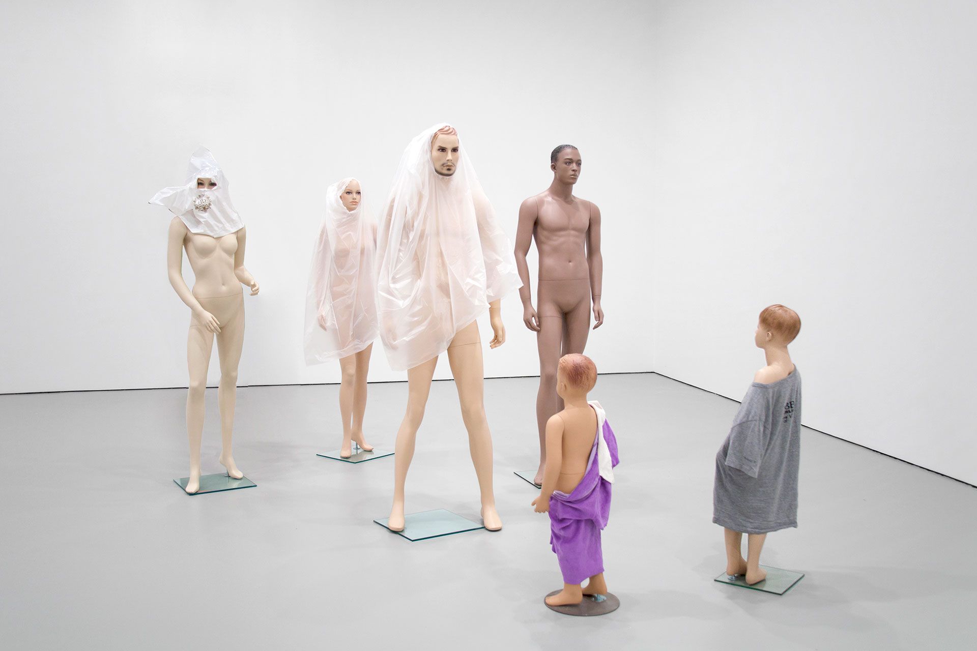 An untitled installation by Isa Genzken, dated 2017.